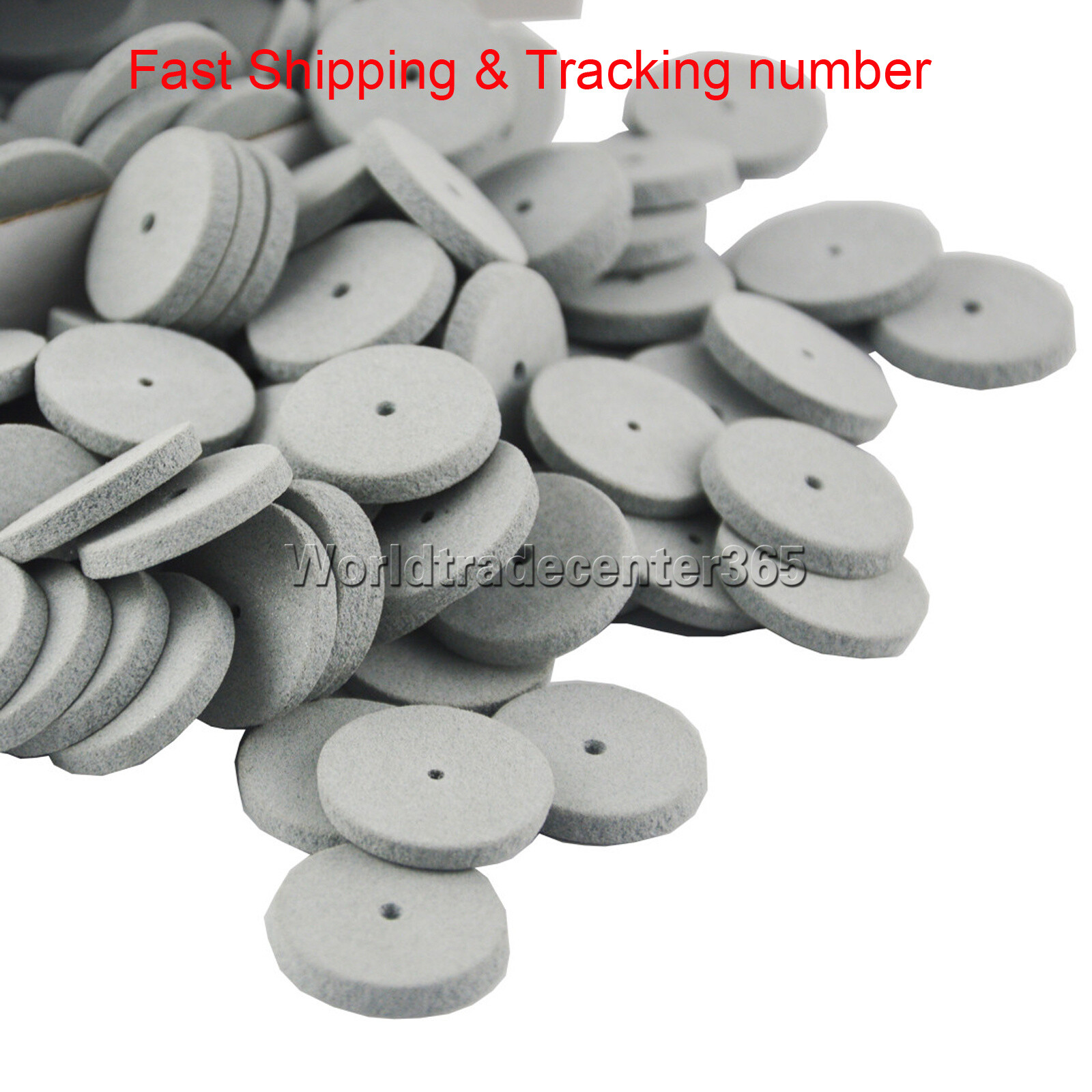 Dental Lab Rubber Polishing Wheels Burs Polishers Jewelry 2.35mm Rotary Tool