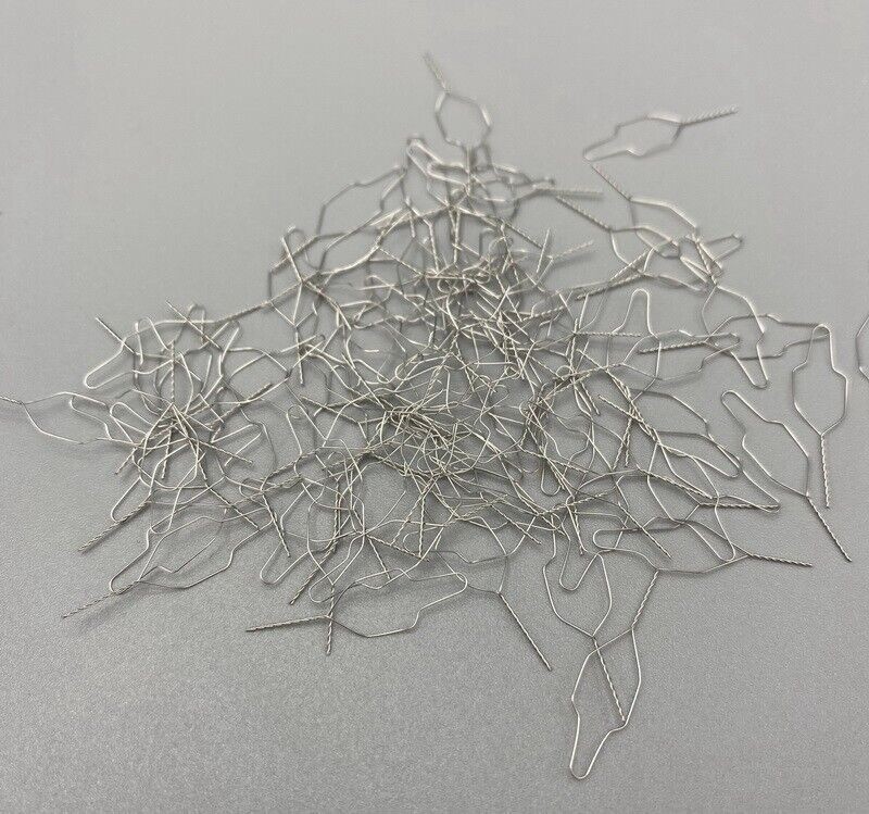 100Pcs Dental Ortho Preformed Bracket Preformed Ligature Wire Long/Short/Twisted