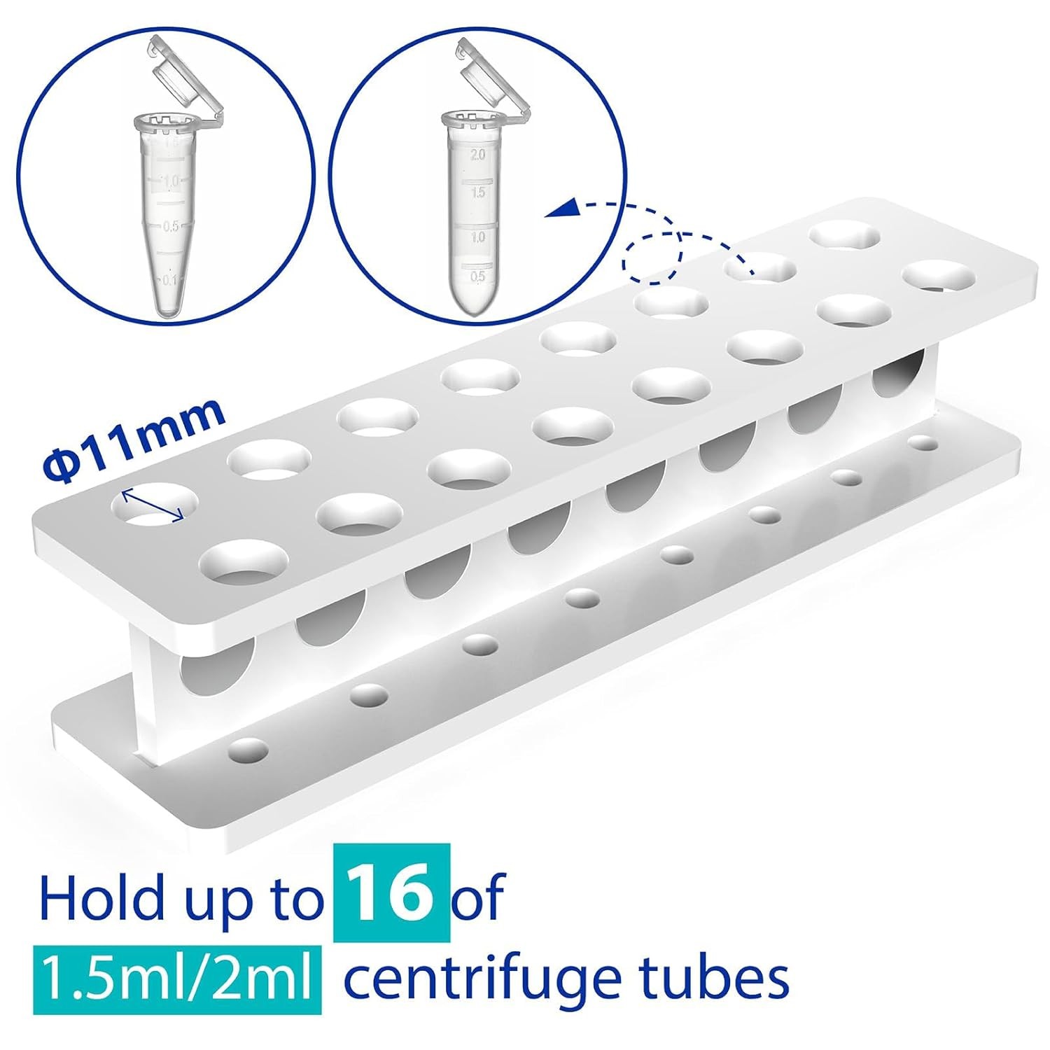 Magnetic Rack Separator for 1.5/2 mL Eppendorf Tubes – DNA RNA Purification, PCR