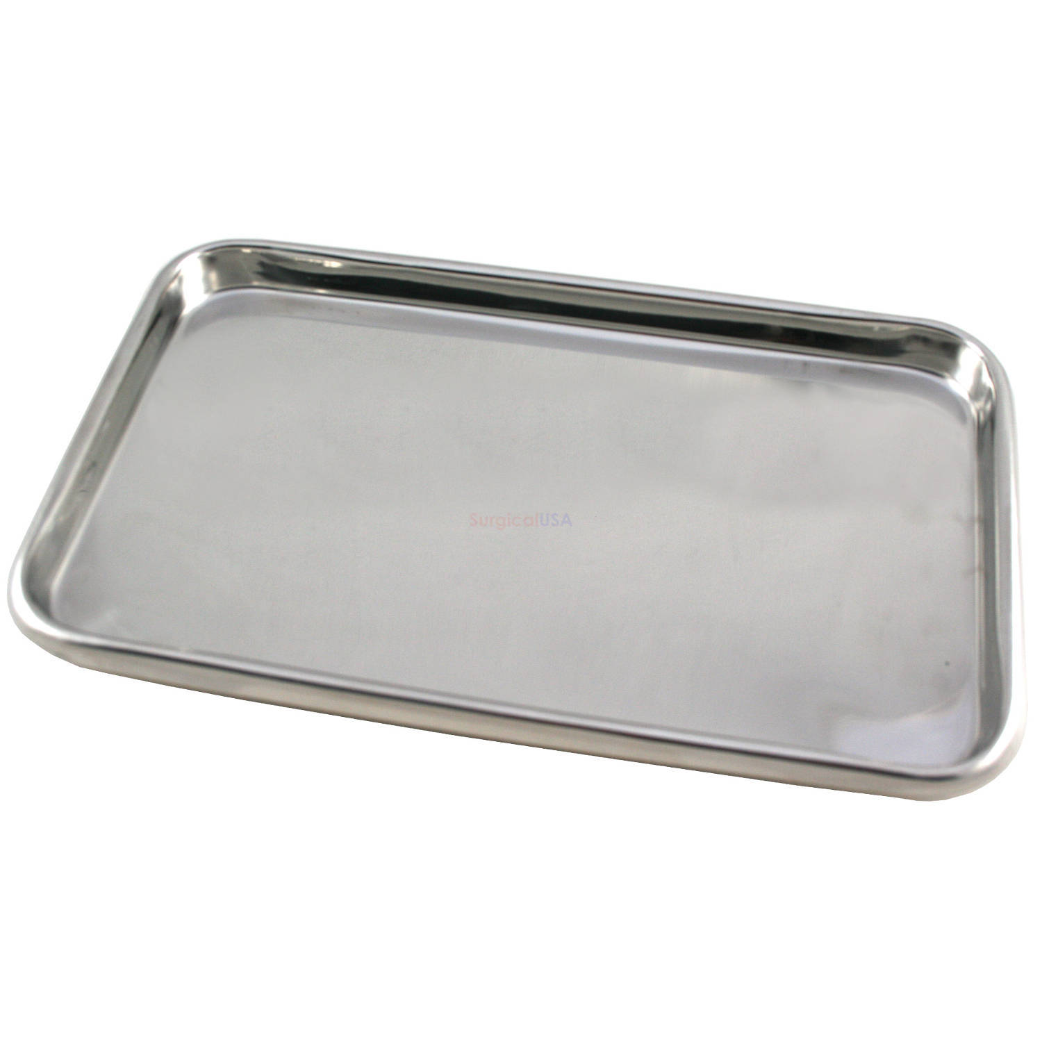 Surgical Instruments Tray 13.5×9.75×0.75inch Stainless Steel Hollowware Supplies
