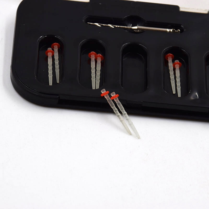 5 Box Dental Endodontic Fiber Post Quartz Screw Thread Restorative Posts 1.2mm