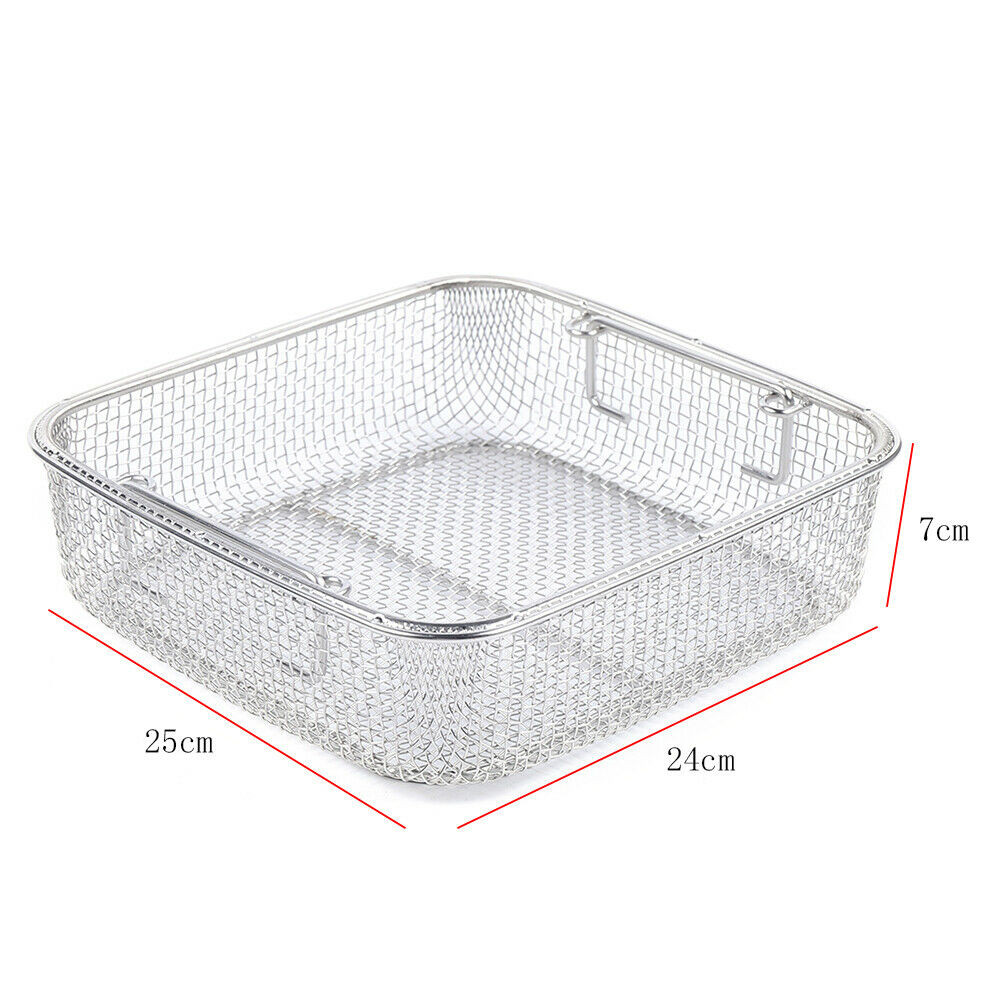 Mesh Tray Wire Basket Sterilization Cleaning Tray Surgical Holding Instruments