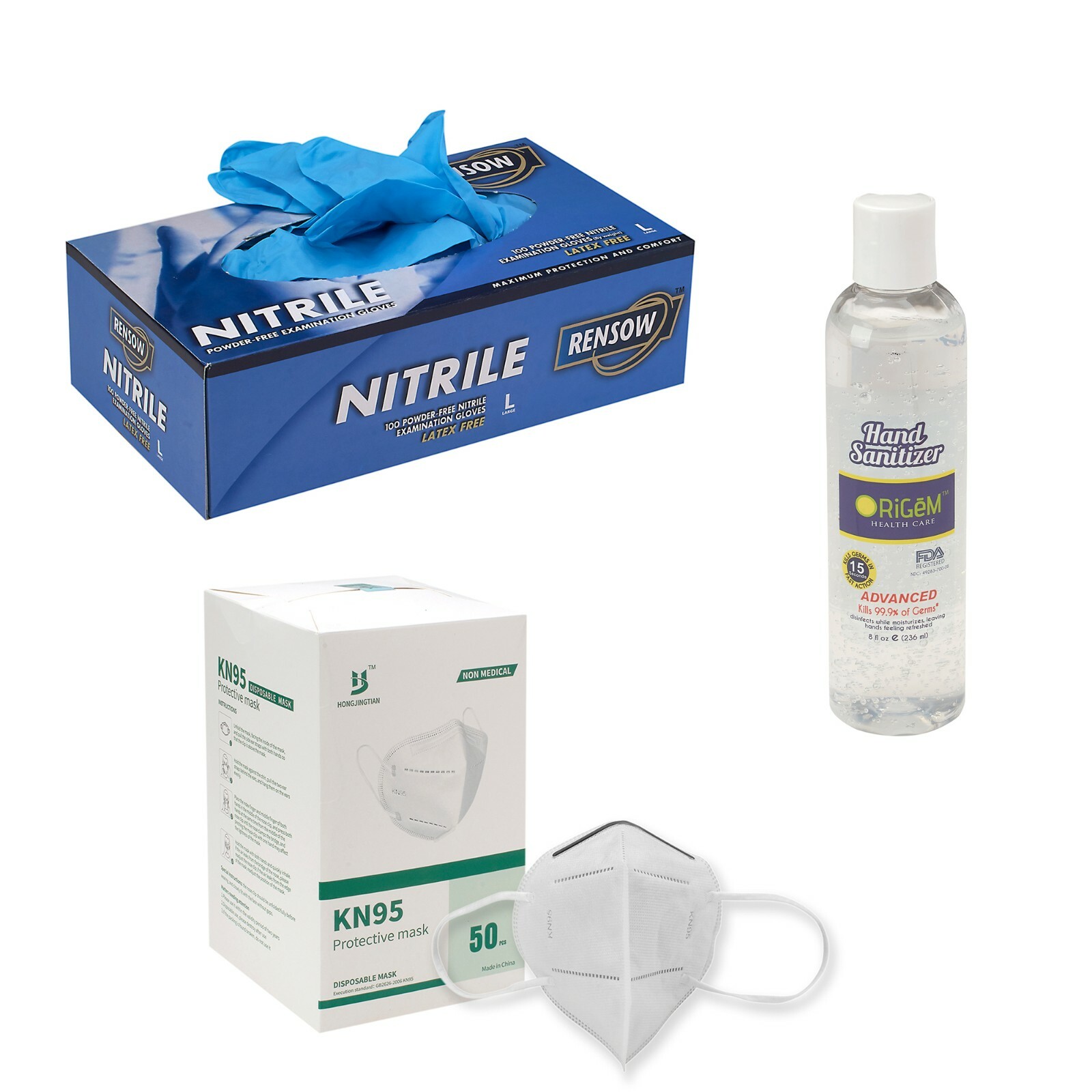 AsaTechmed Protective Face Mask Personal Safety Back To Business Complete Kit