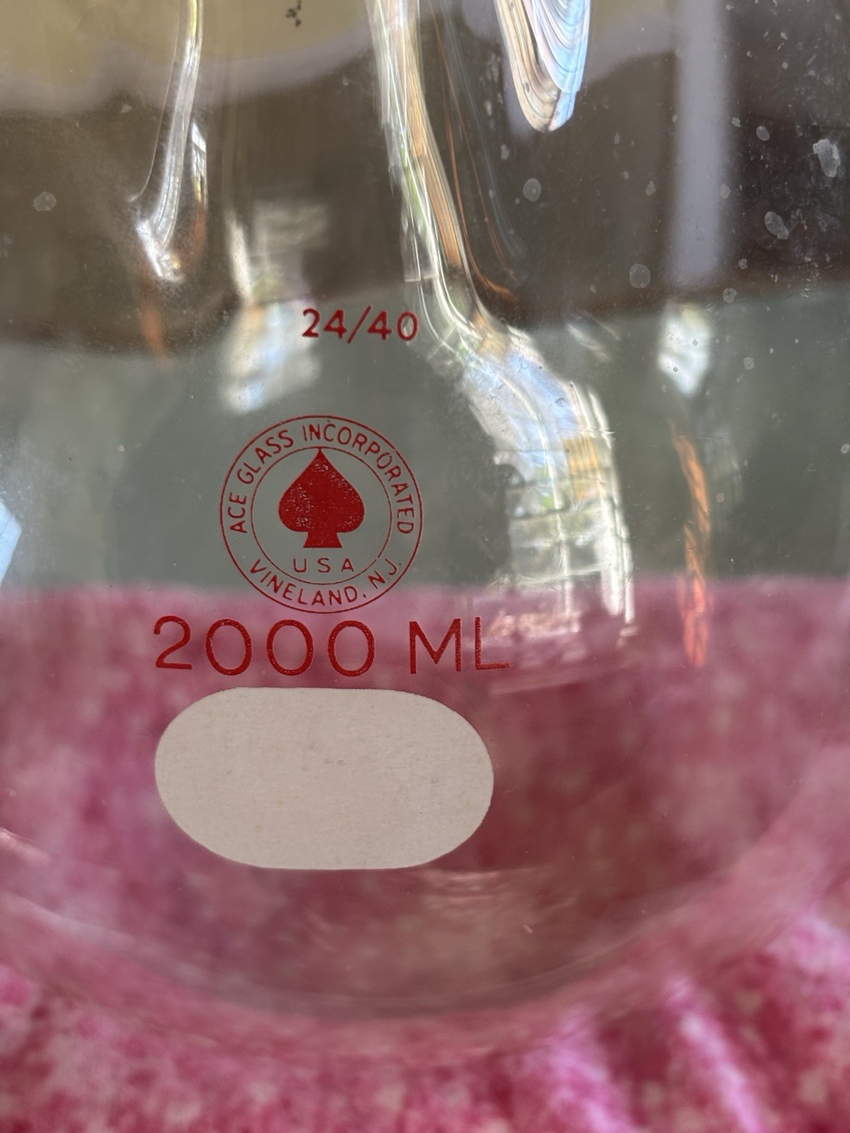 ACE Five-neck Round-bottom Flask Capacity 2,000 mL, center joint: ST/NS 24/40