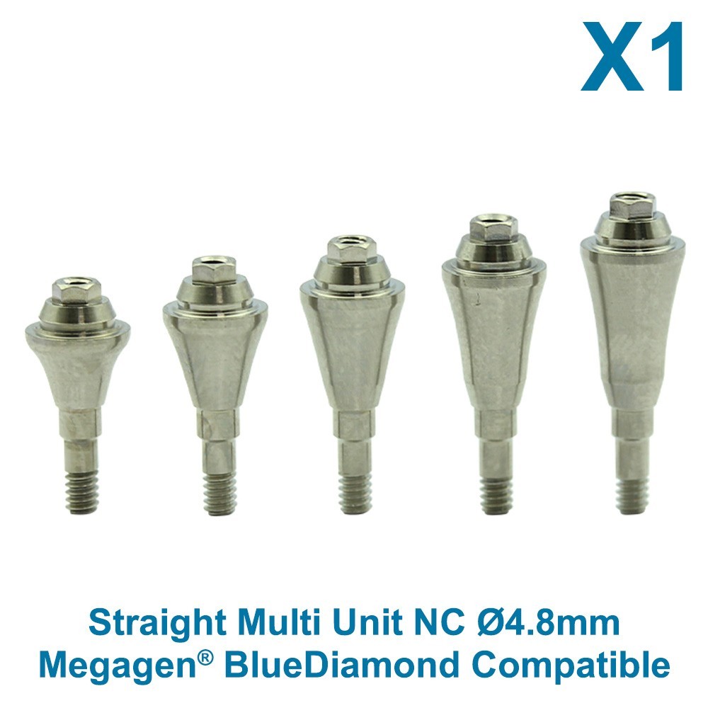 AB Dental Compatible Straight Multi Unit Prosthetic P64 Ø4.9mm