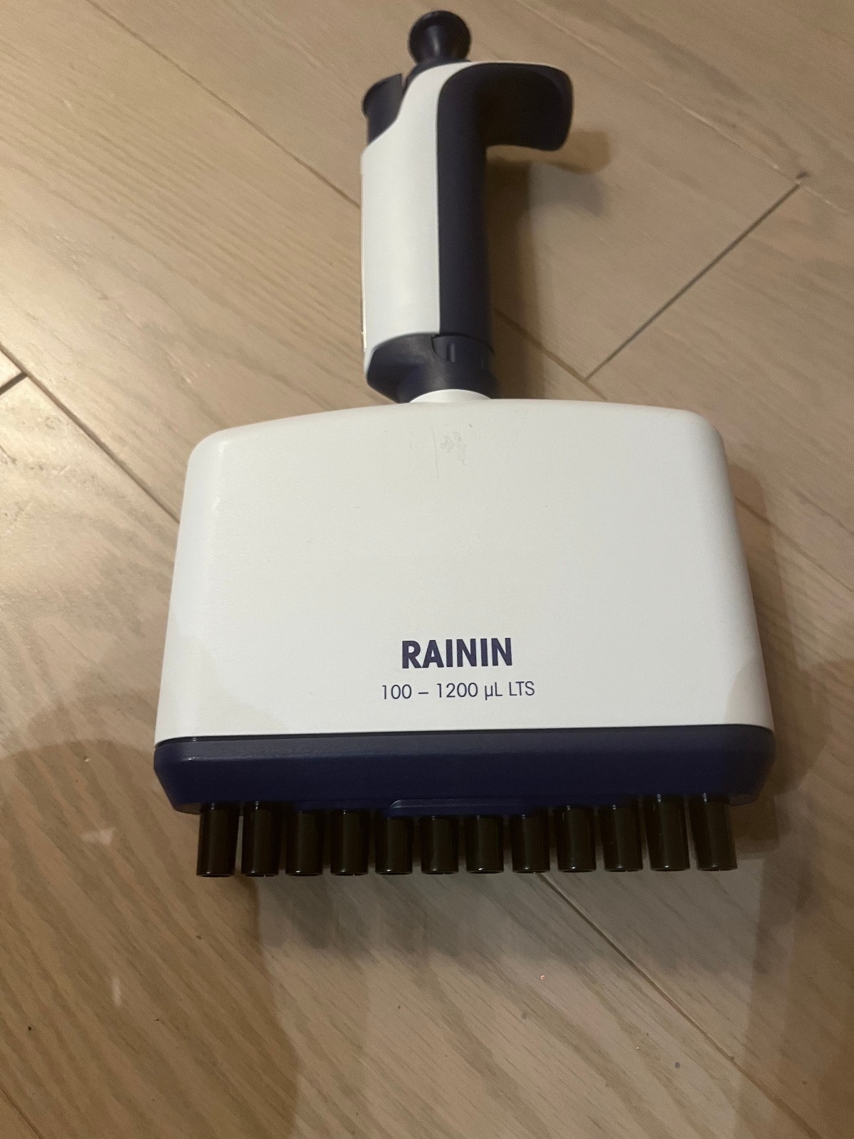 Rainin XLS multichannel pipet 12 variable 100- 1200 ul LTS warranty wrs