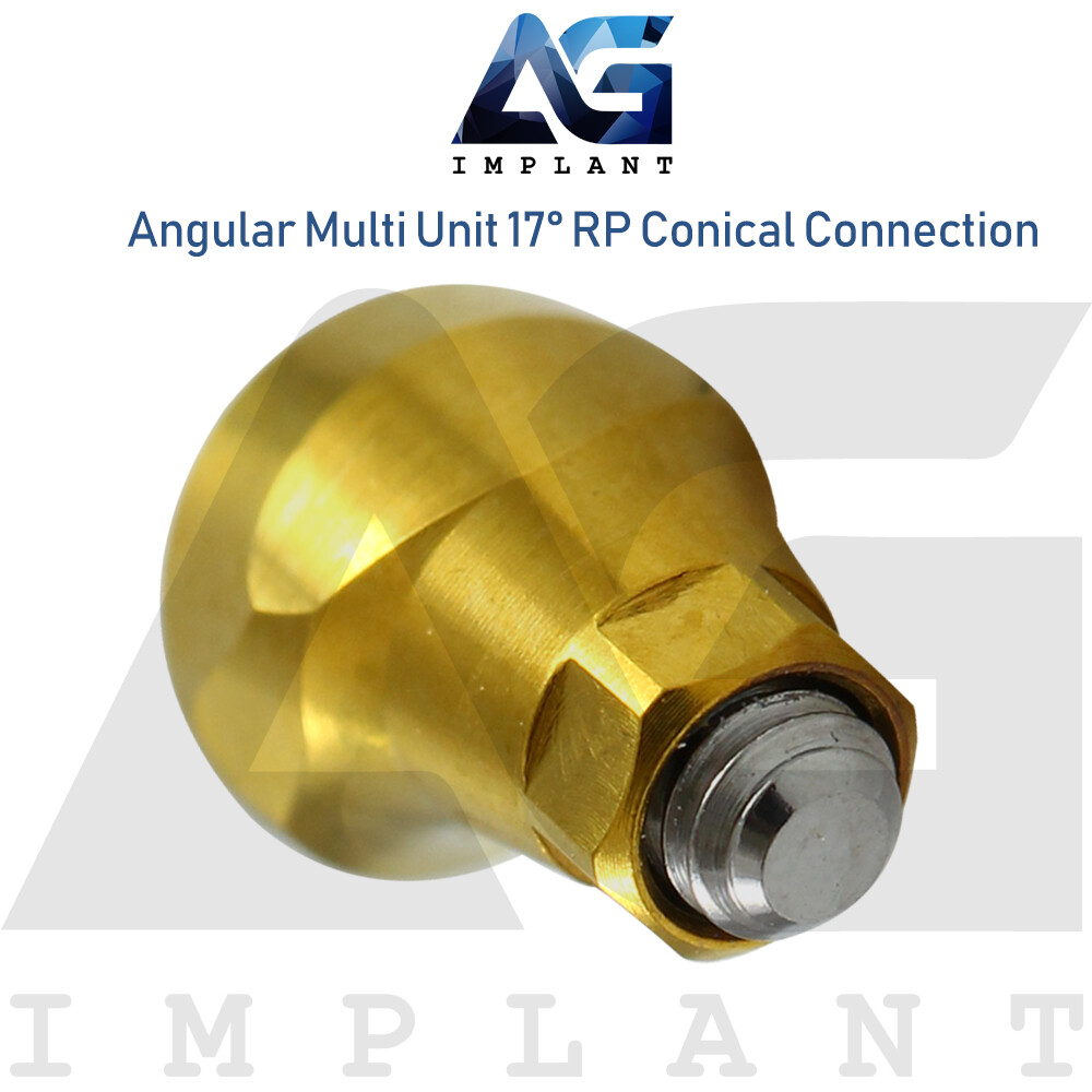 Angular Multi Unit Abut ment 17° Conical Connection RP 2.65mm Full Kit