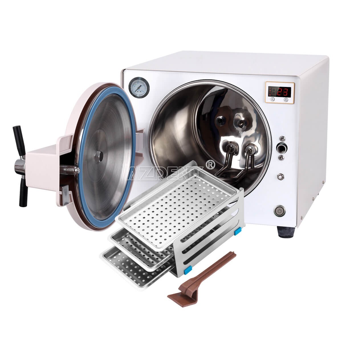 18L Dental Medical Autoclave Steam Sterilizer Vacuum Sterilization Automatic UPS