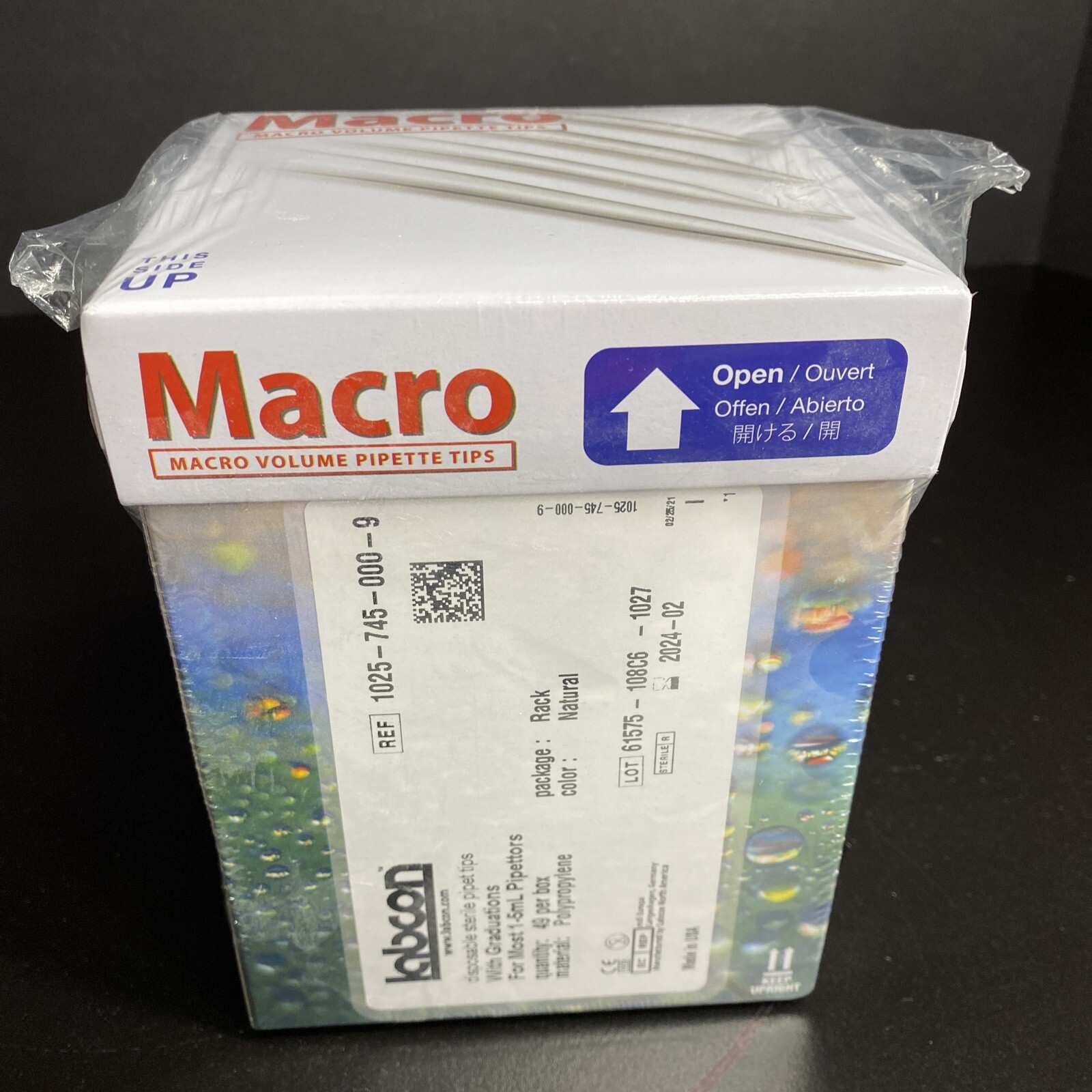 Eclipse Macro Pipette Tips 5 ml Sealed 9 Racks with 49 Tips Each