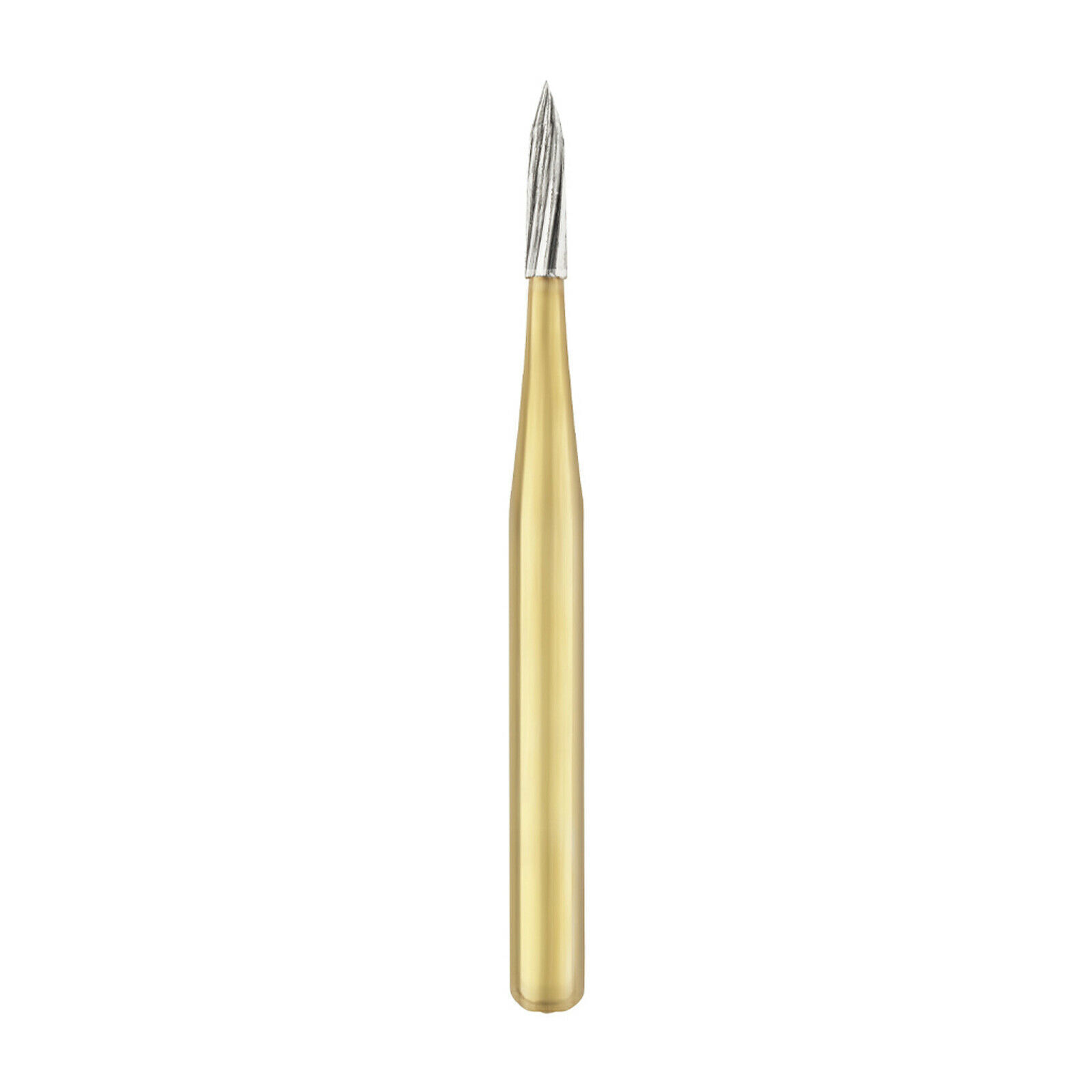 Dental Tungsten Carbide Gold Burs Trimming & Finishing & Polishing Flame FG7901