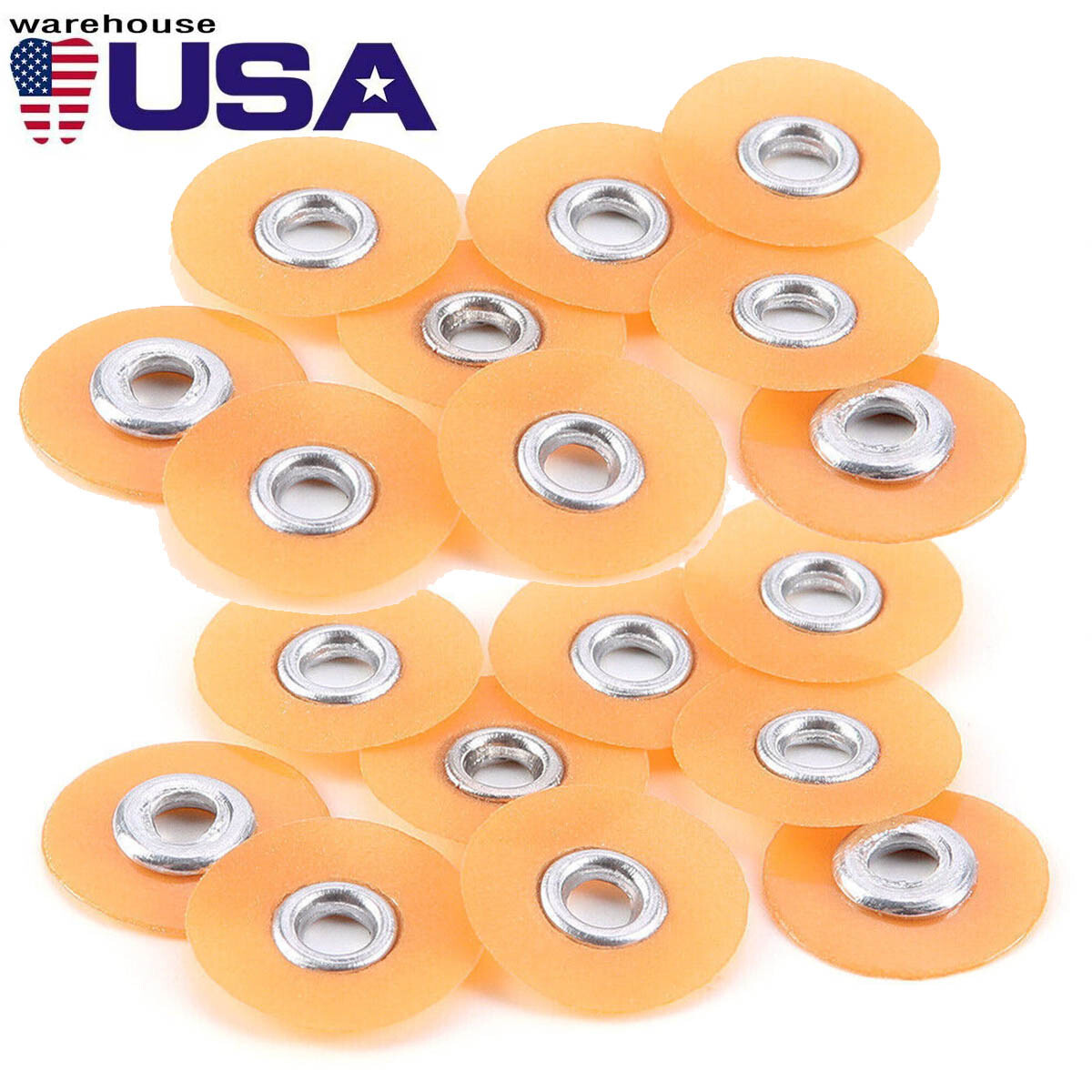 500pcs Dental Sof-Lex Finishing Polishing Discs 9.5mm Fine