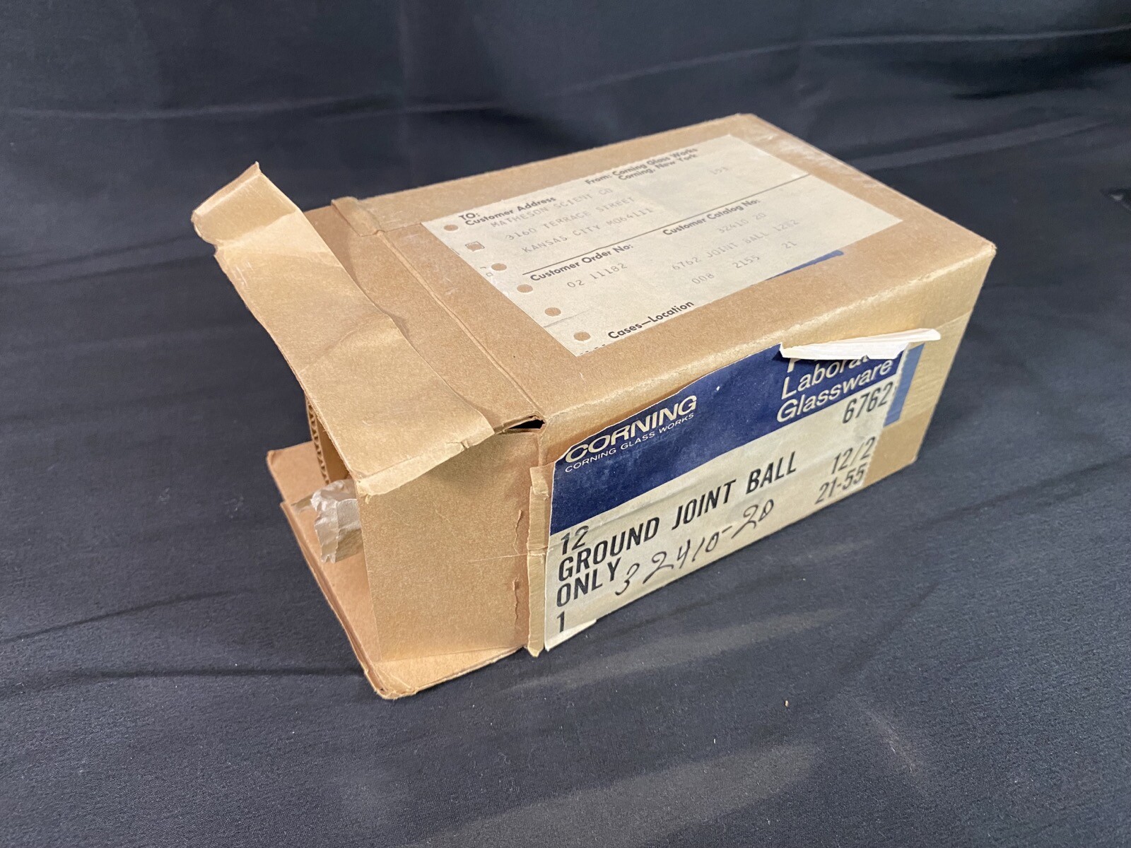 PYREX 12/2 Ground Joint Corning Laboratory Glassware #6762 Ball Only (12/box)