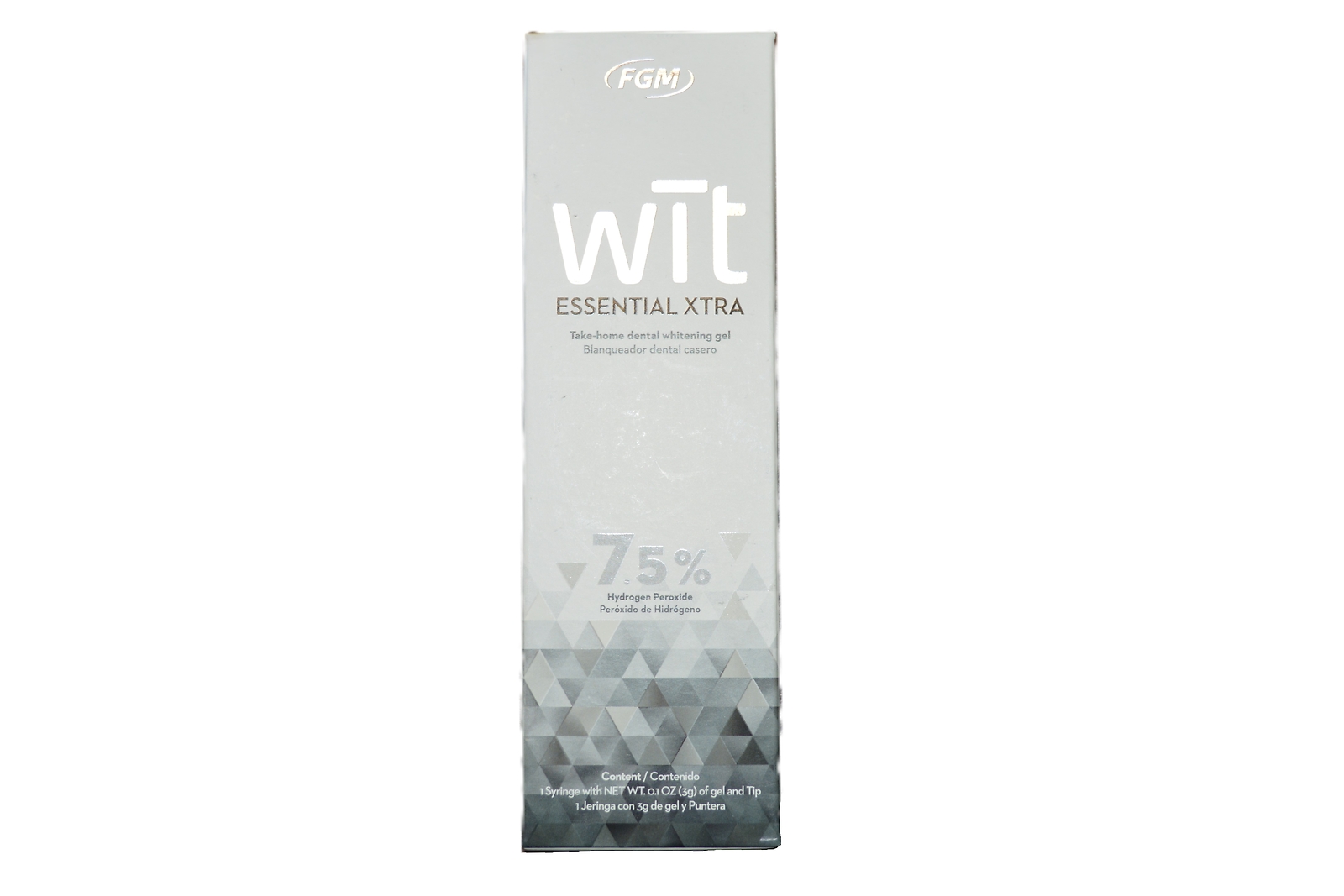 Wit Allure 7.5% Hydrogen Peroxide Home Whitening Kit: 1 x 3g Syringe EXP 05/2025
