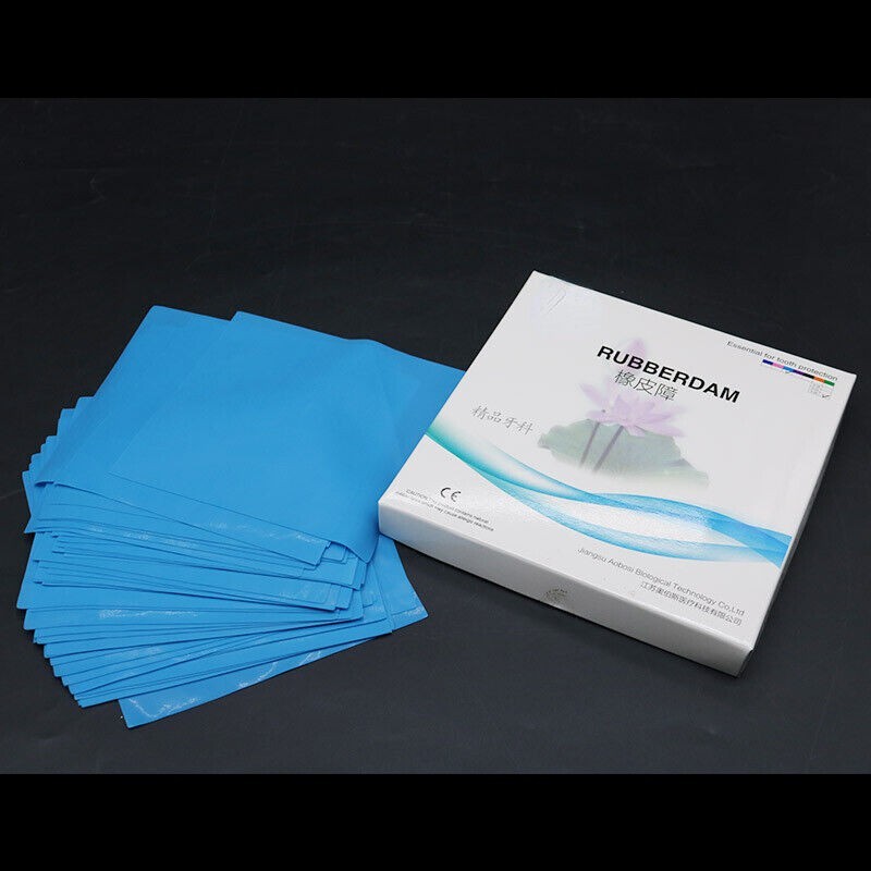 Dental Endodontics Hygenic Rubber Dam 6 x 6 Natural Rubber Latex Medium 018/022