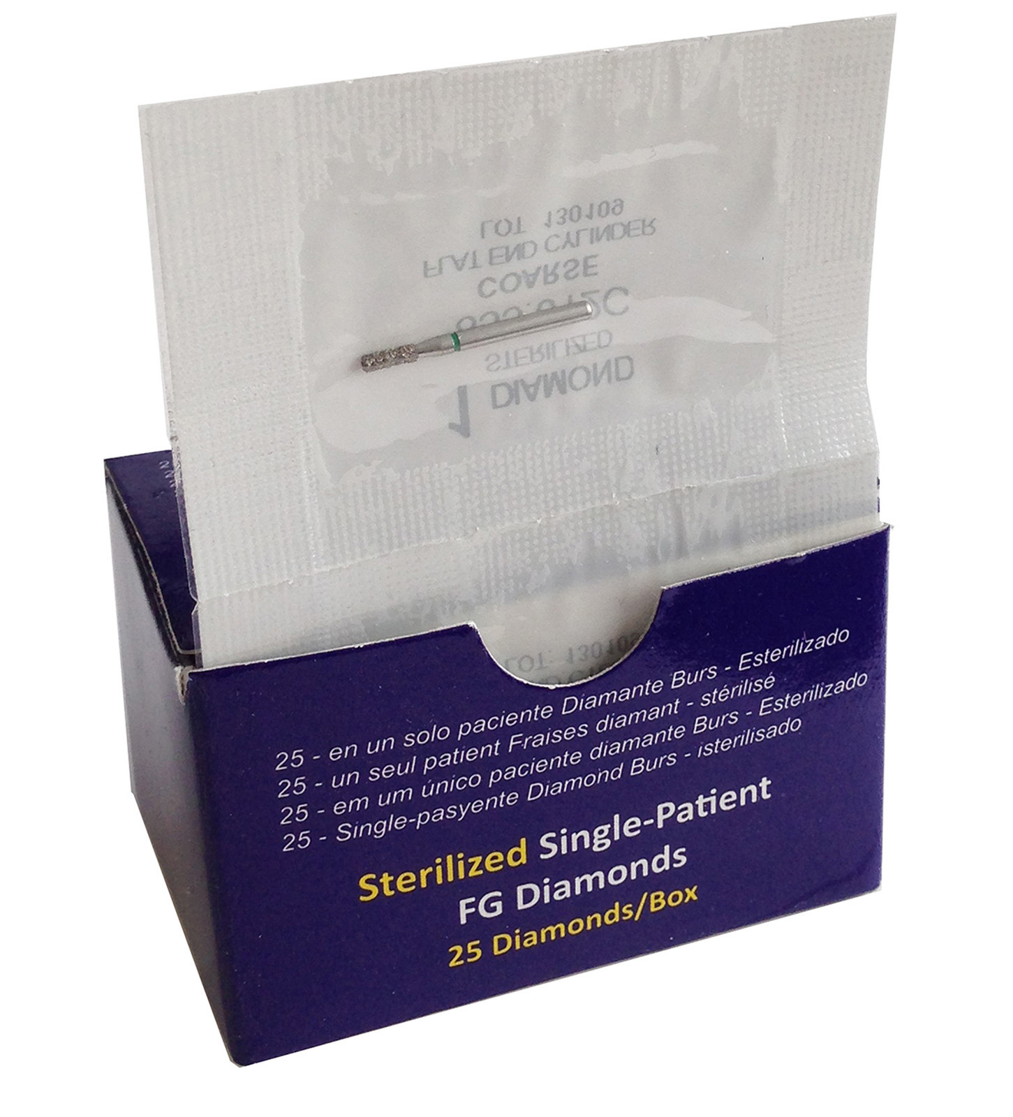 Single-Patient Diamond-Sterilized-379/023SC-Super Coarse (25pk)$5 Combine Ship