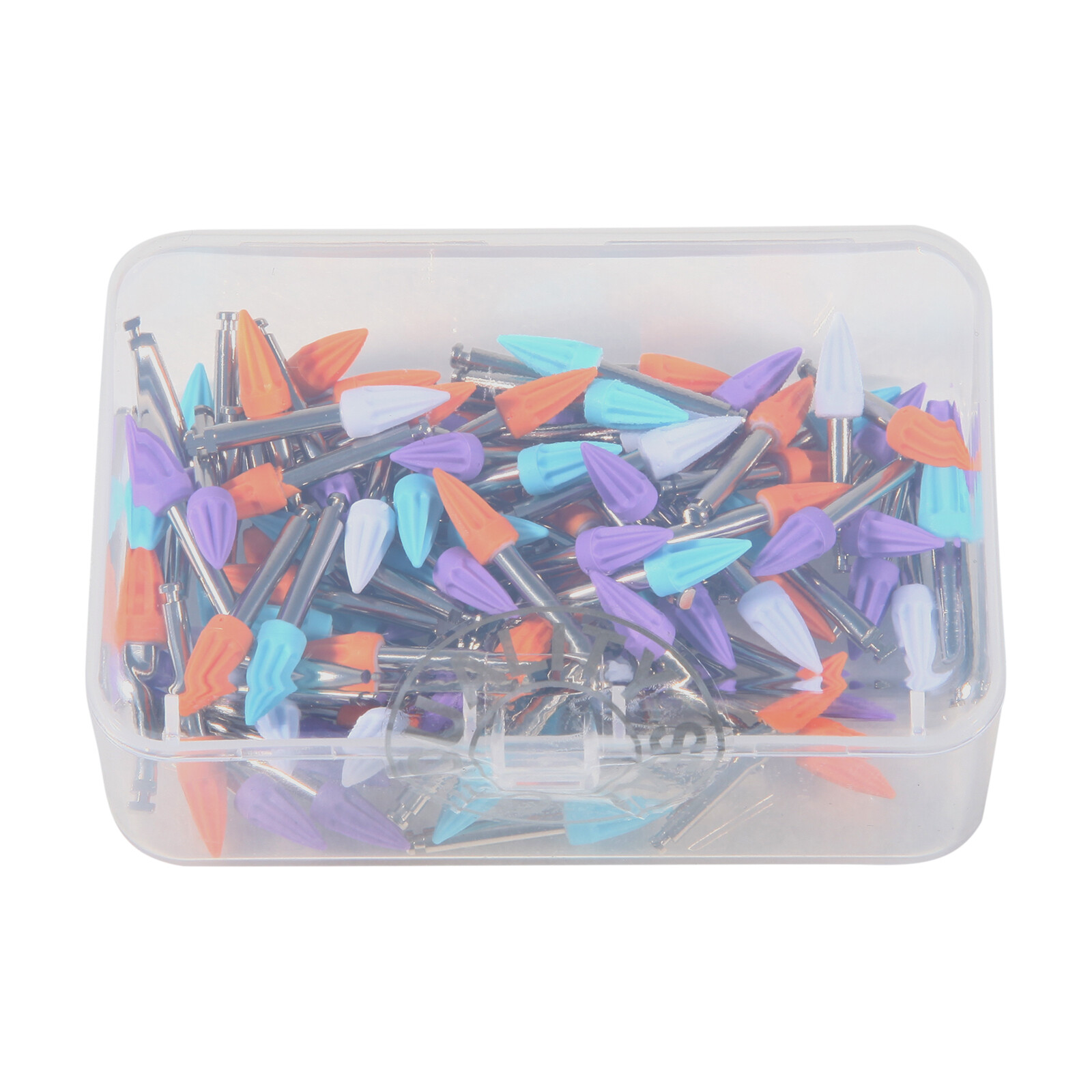 100PCS Prophy Cup Latch Type RUBBER DENTAL TOOTH POLISHING CUP Tapered shape