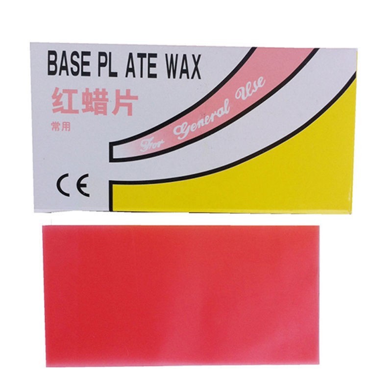 20 Sheet/Box Dental Lab Base Plate Red Utility Wax Sheets 1.3mm For Correction