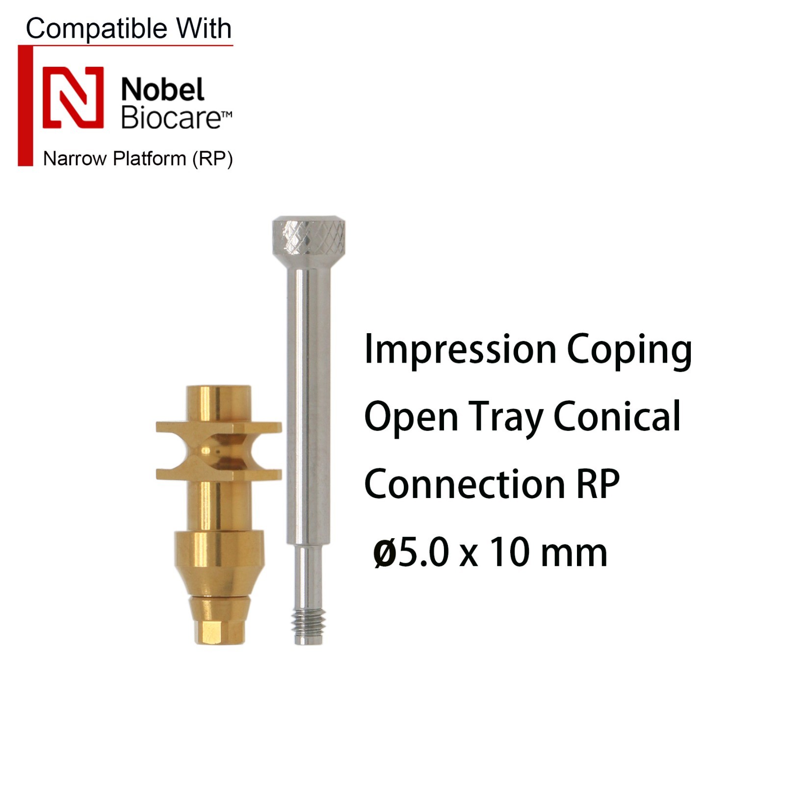 Transfer Impression Coping Open/Closed Tray Analog Scanbody forNobel/ITI/Hiossen