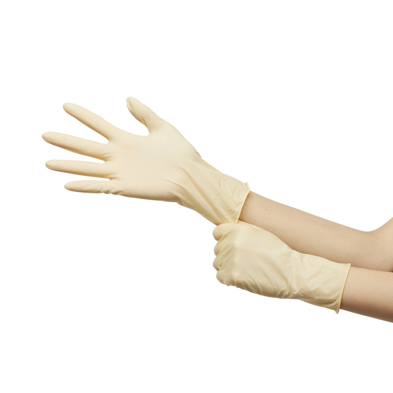 McKesson Confiderm Latex Exam Glove Standard Cuff Length LARGE 100 per Box