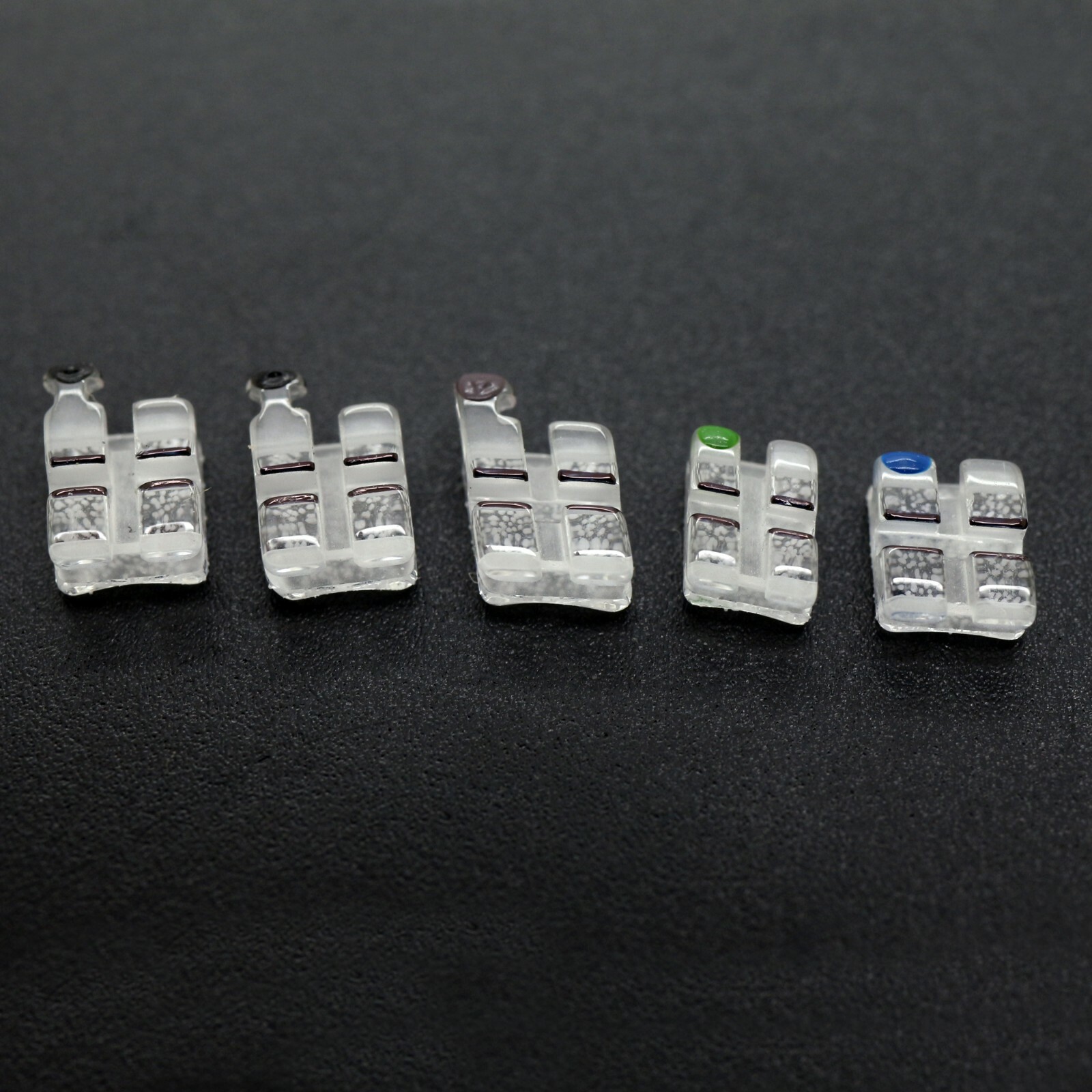 Star Dentech Orthodontic Brackets Sapphire Monocrystalline Ceramic Roth MBT 022