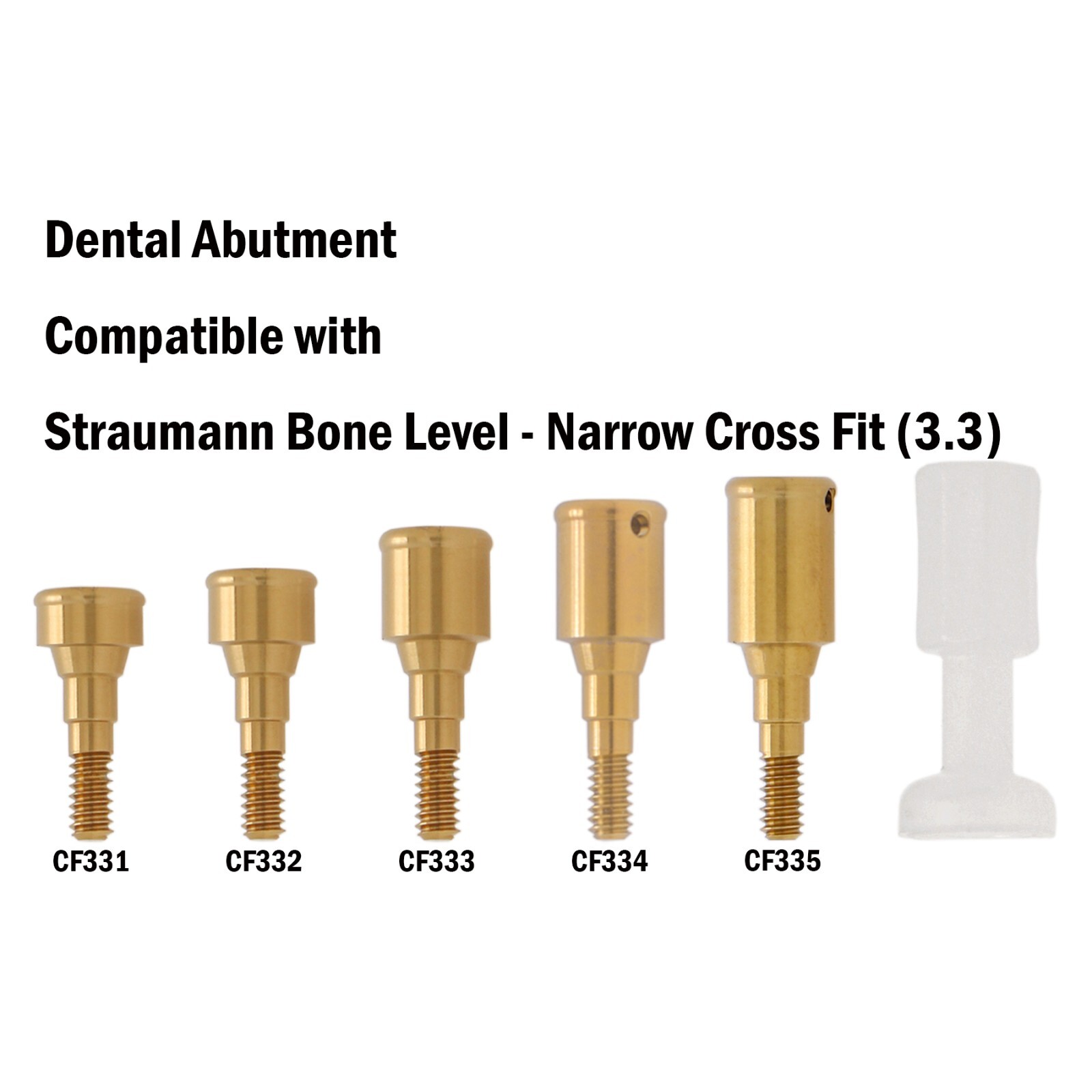 Dental ITI Straumann Healing & Locator Abutments Open/Closed Tray Post NC/RC Cap