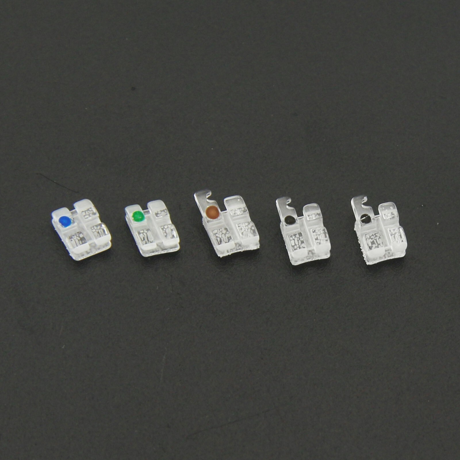 STAR ABSOLUTE Orthodontic Sapphire Brackets Monocystalline Clear Braces MBT 022