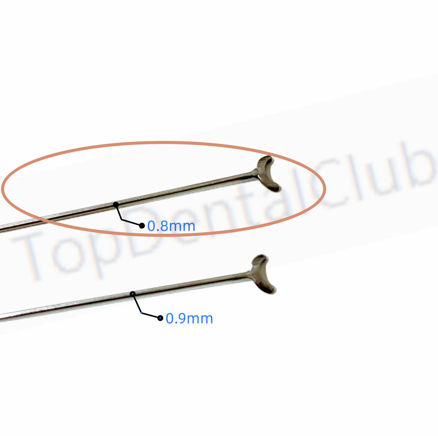 Dental Ball Retainer J Clasp Oblique Clasps Bars 0.8mm 0.9mm Y-Type Scheu Style