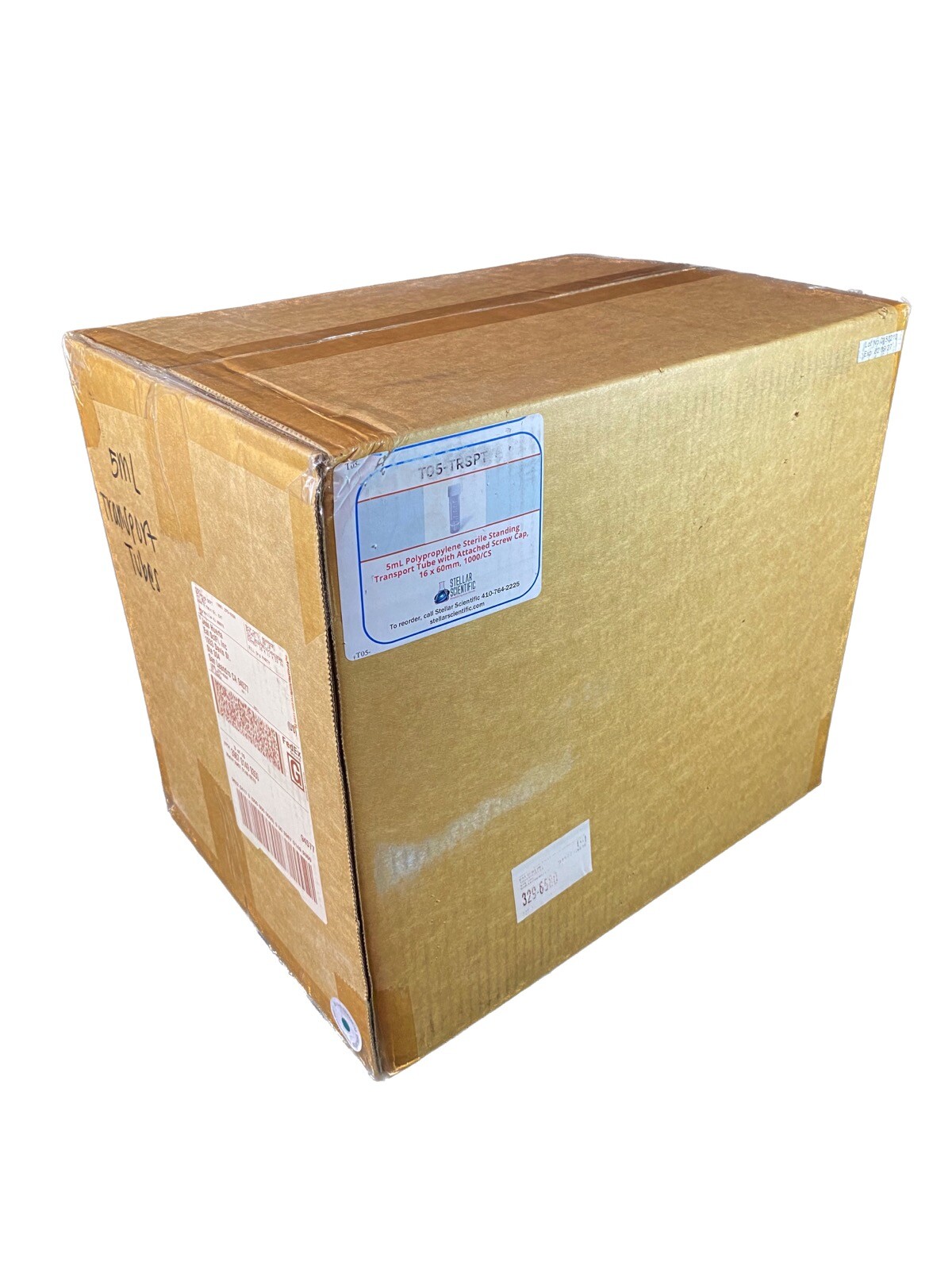 STELLAR SCI 5mL PP Standing Transport Tube 16x60mm Screw Cap T05-TRSPT(1000/cs)