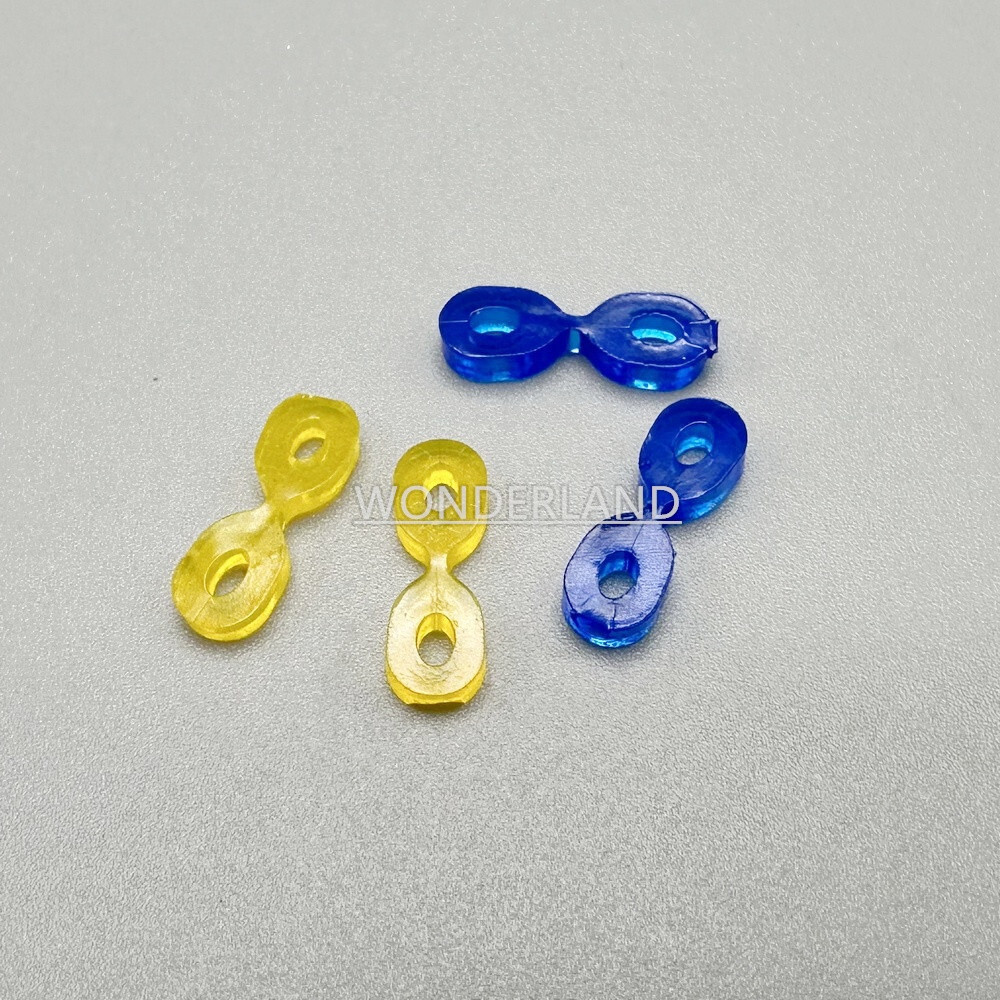 Dental Wedges Elastic Rubber Teeth Separator Fixing Wedge For Tooth Gap Fixation