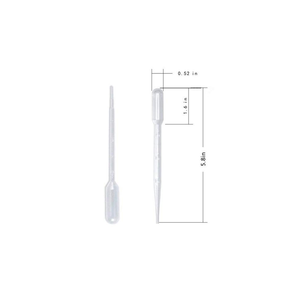 Versatile 40Pcs Disposable Pipettes, 3ml – Ideal for Art, Science & Aromatherapy