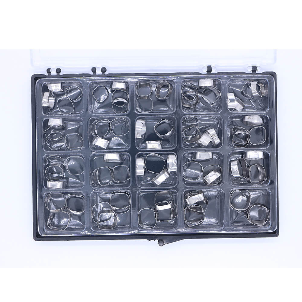 2 Boxes Dental orthodontic 16#-35# plain bands 80pcs/box