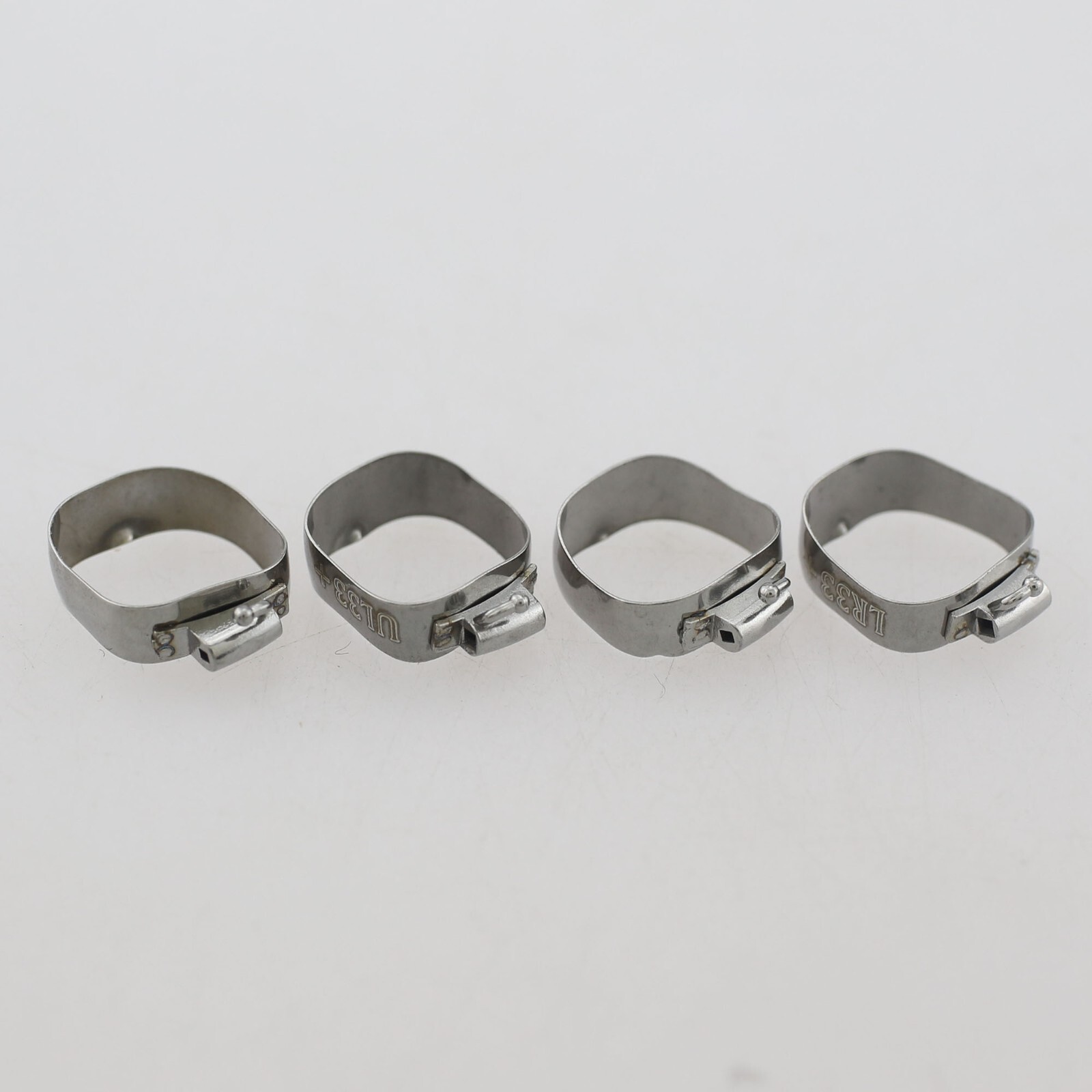 Dental Orthodontic Band Buccal Tube First Molar Band Roth 022 #32-#44 Pre-Welded