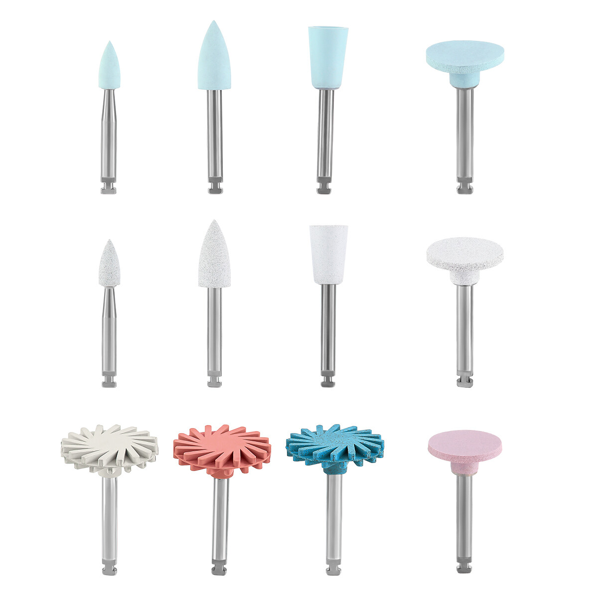 Dental Composite Porcelain Finishing Polishing Kit RA Polishers for Contra Angle