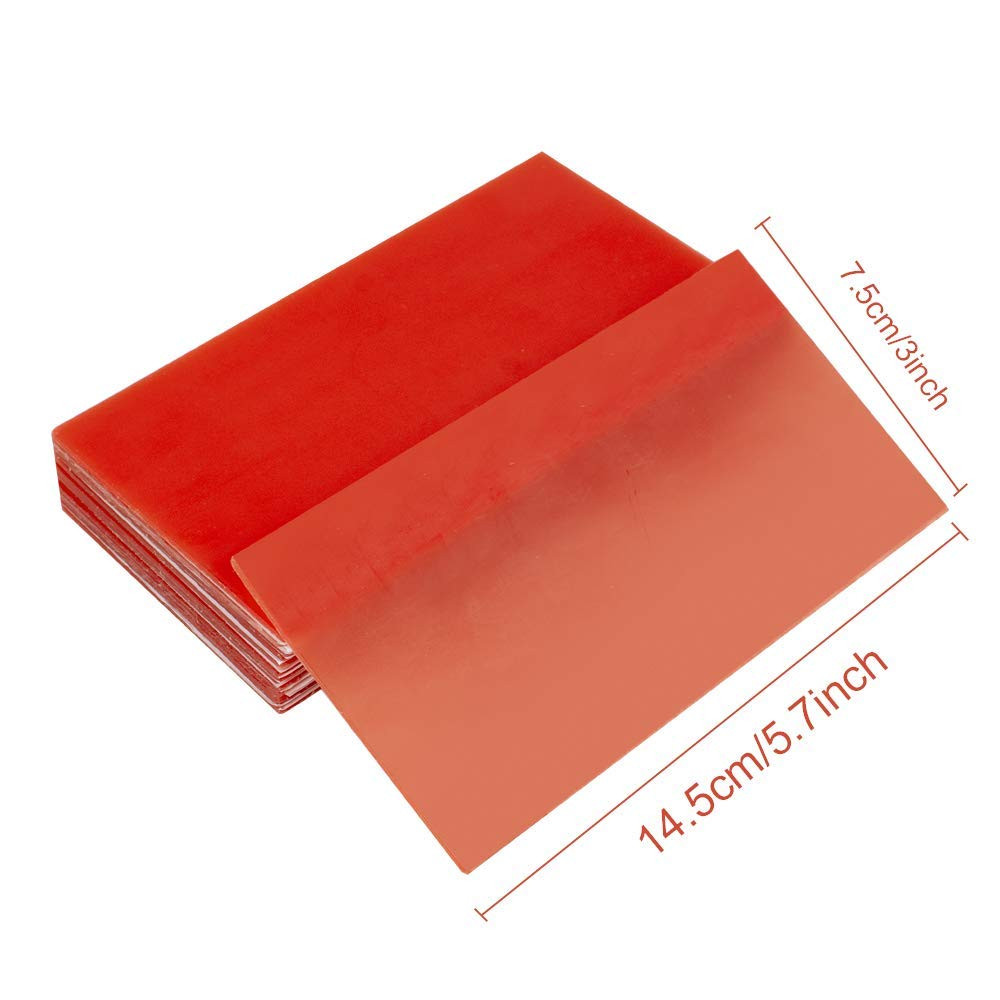 Lab Base Plate Red Utility Wax Sheets for Dental Use (20PCS)