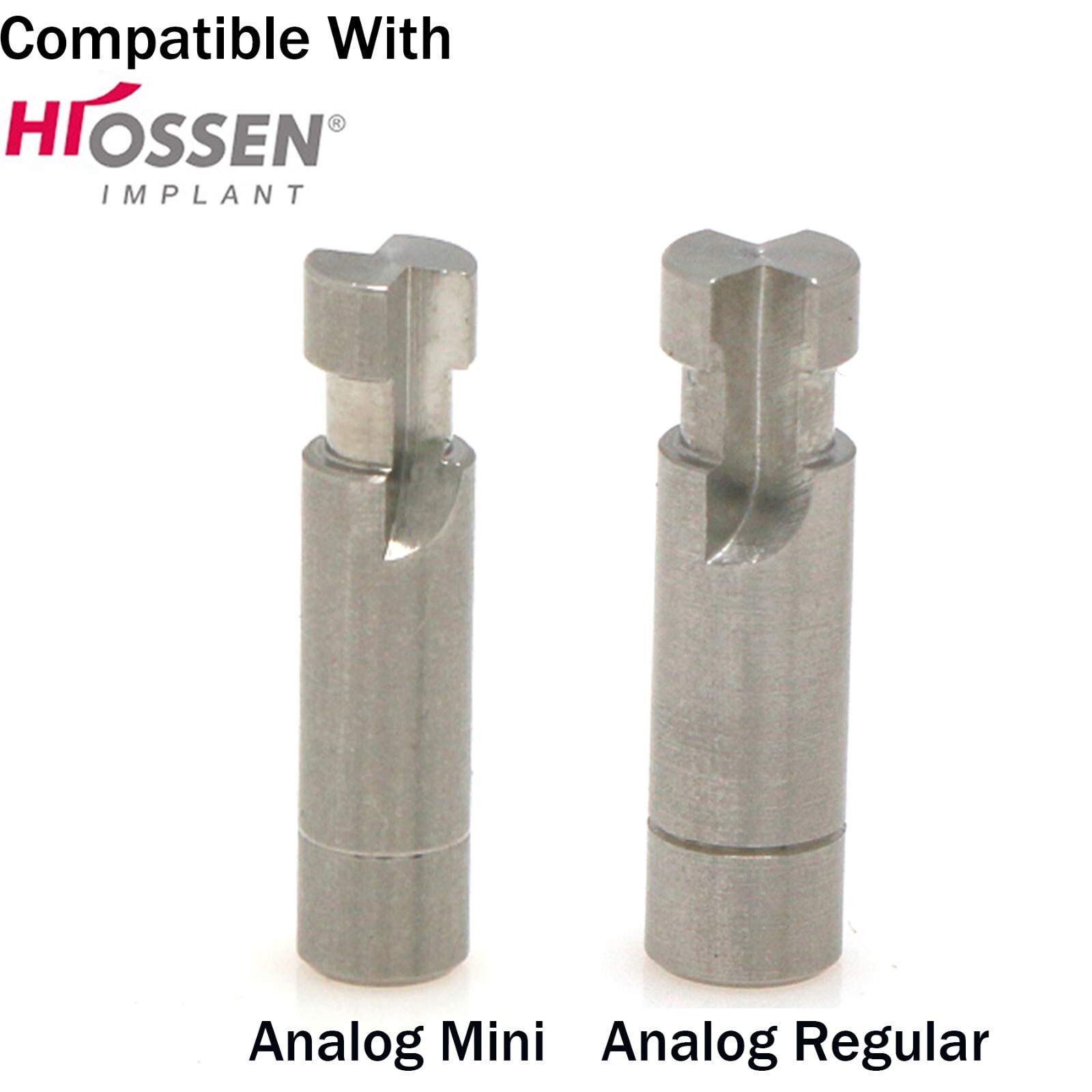 Dental Lab Implant Analog fits Hiossen Oss Regular/Mini Nobel NP/RP ITI NC/RC