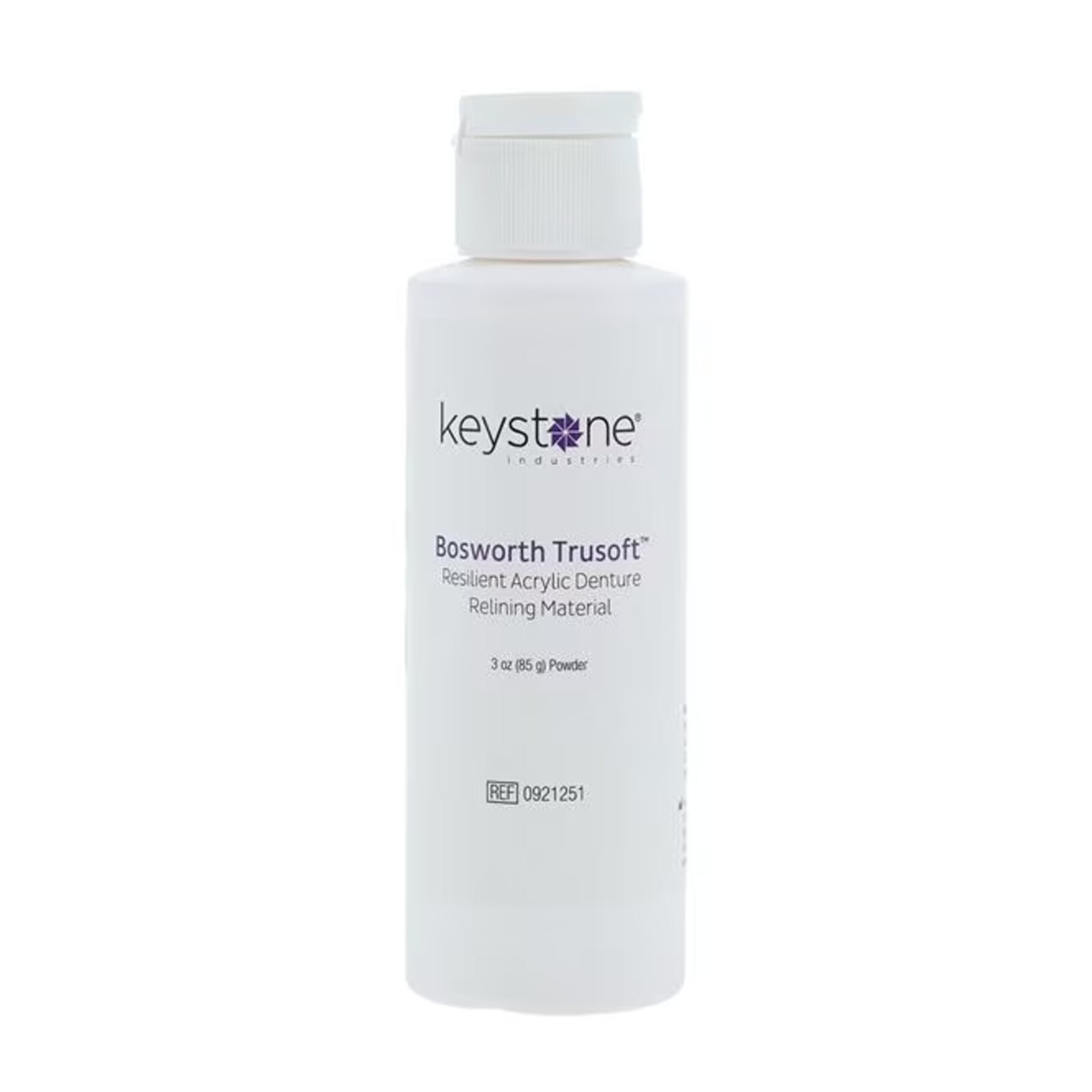 *1-Bottle* Keystone Bosworth Trusoft Resilient Acrylic Denture Relining 0921251