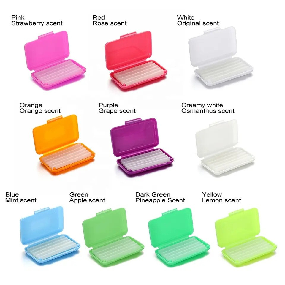 10Box Dental Ortho Relief Wax fit Brackets Braces Gum Irritation 10 Scents 50Pcs