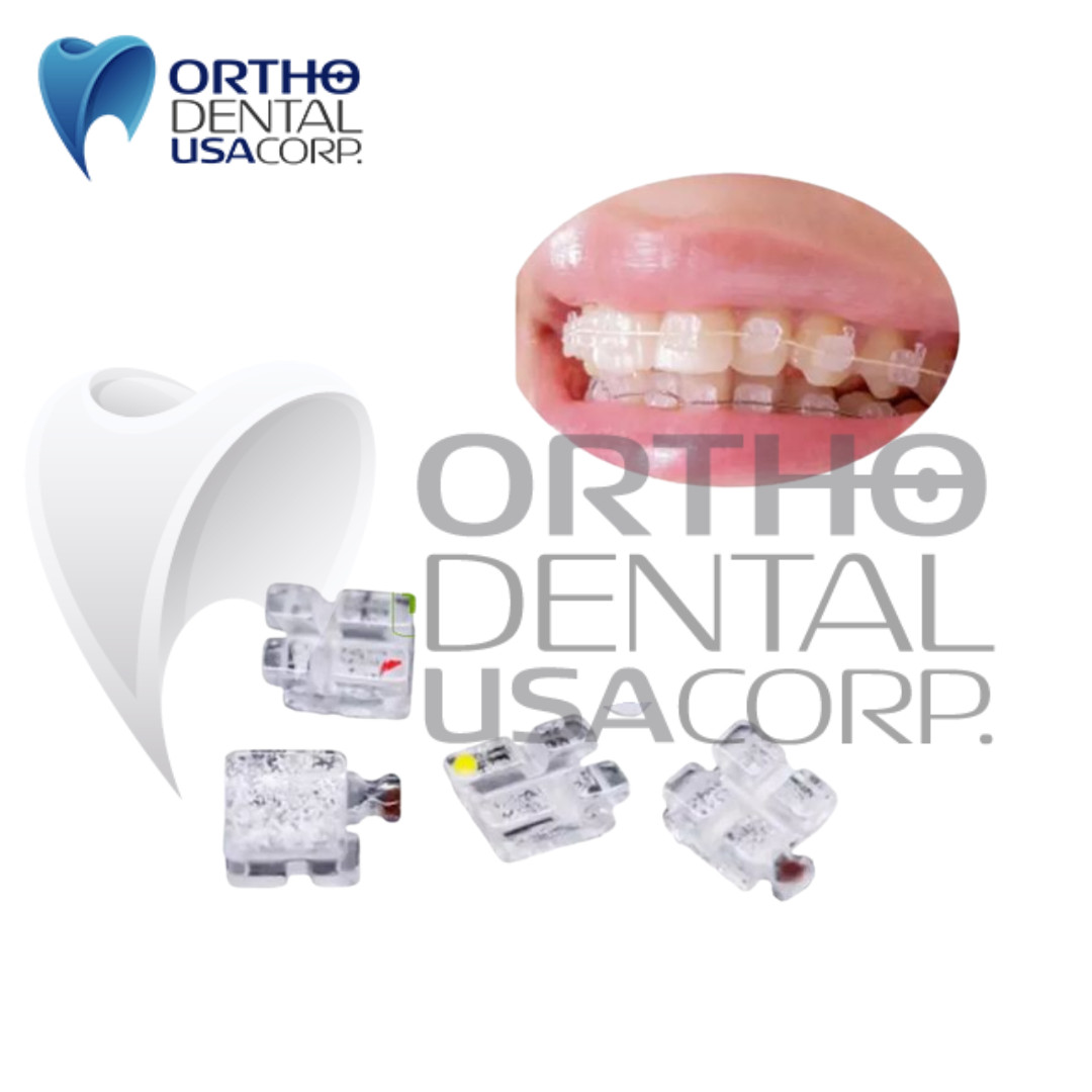 Orthodontic Sapphire Brackets 0.22″ Roth H 3,4,5 / 20 pcs Aditek Orthodentalusa