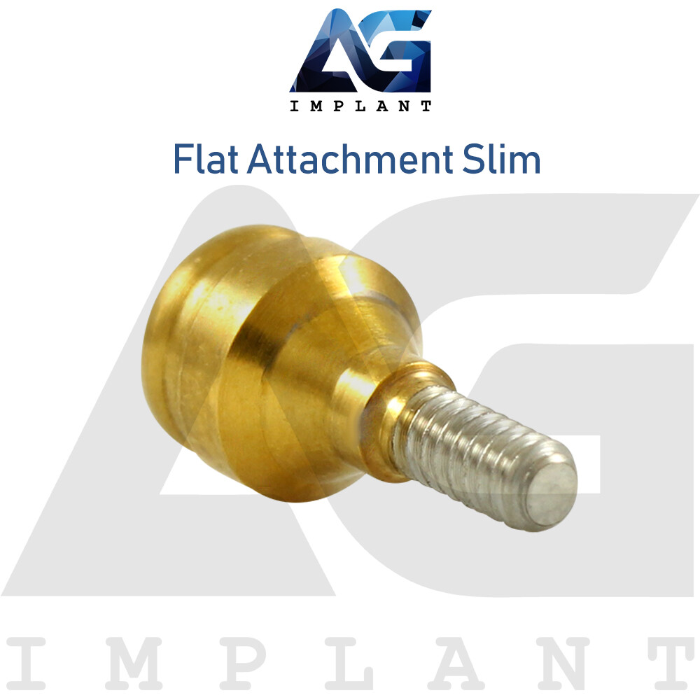 5 Slim Platform Straight Flat Attachment Titanium Int Hex 2.0mm