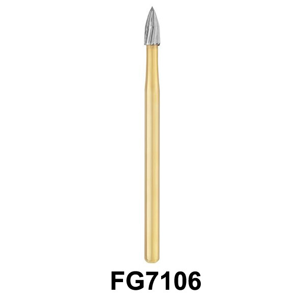 10Pcs Dental Orthodontic FG7106 Debonding and Finishing High-speed Carbide Burs