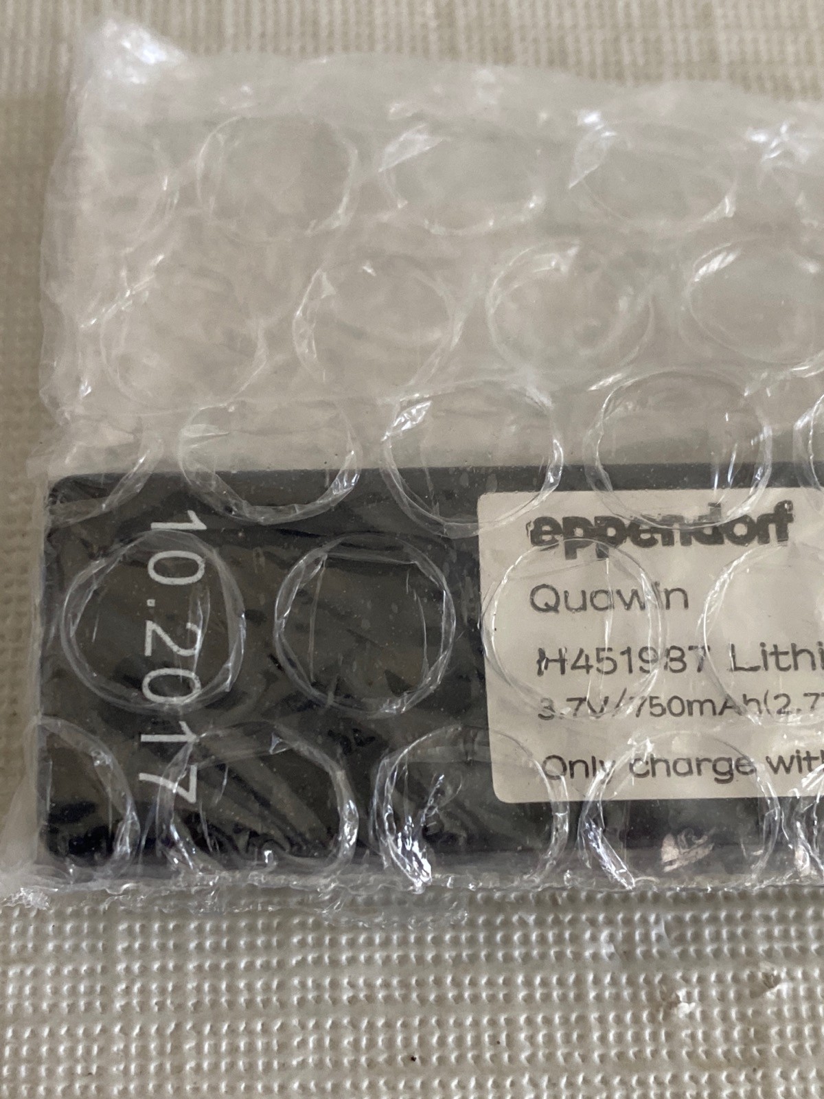 EPPENDORF Lithium Polymer Accumulator Rechargeable Battery 4861601000