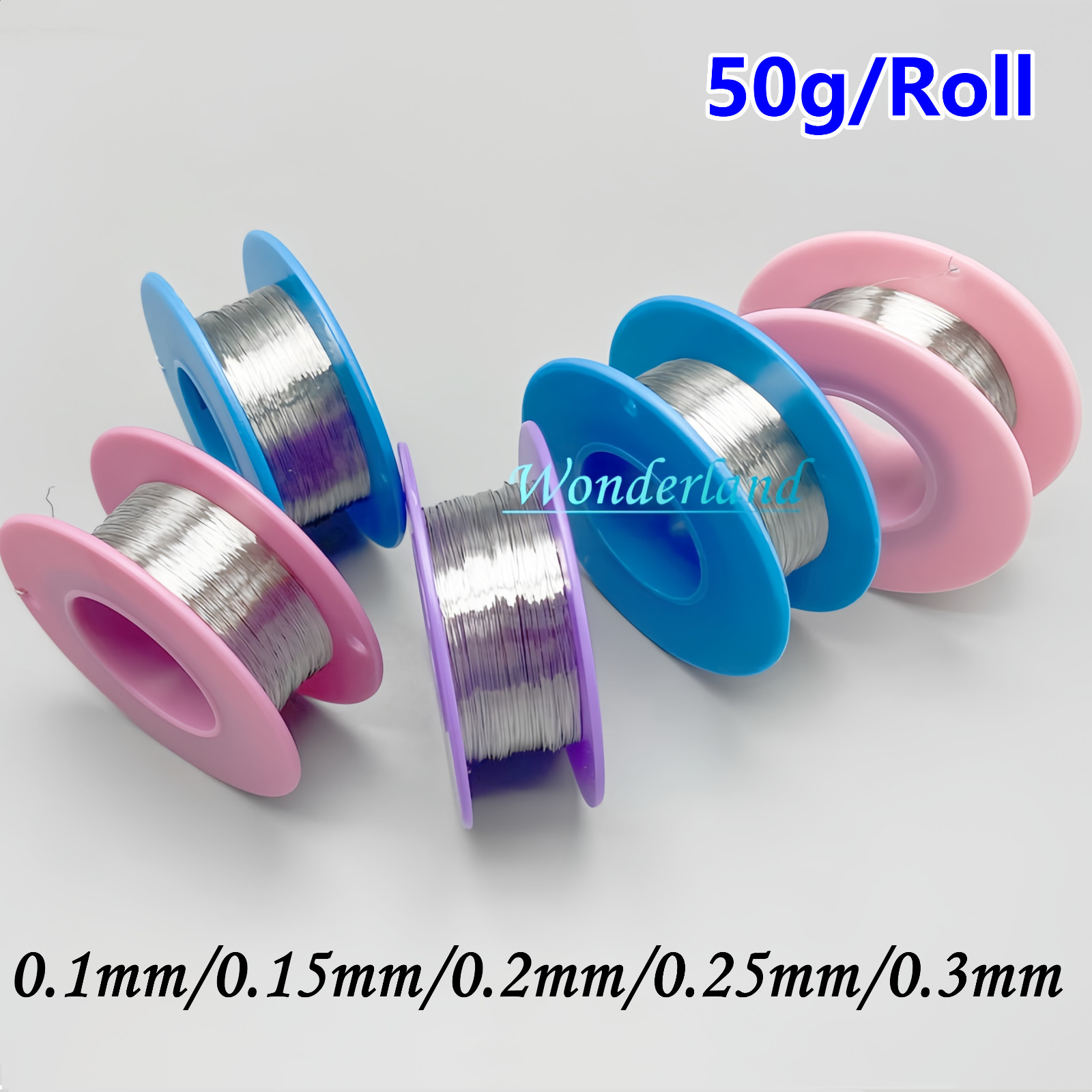 1 Roll Dental Ortho Stainless Steel Ligature Wires 0.1-0.3mm Round Spool Line
