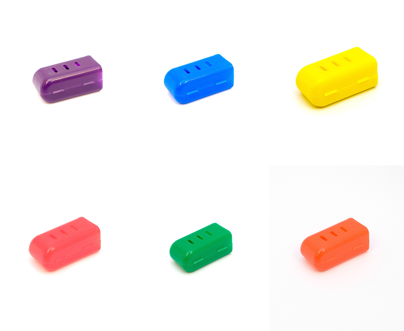 12 Dental Toothbrush Head Protector Case Cap for Home & Travel Assorted Colors