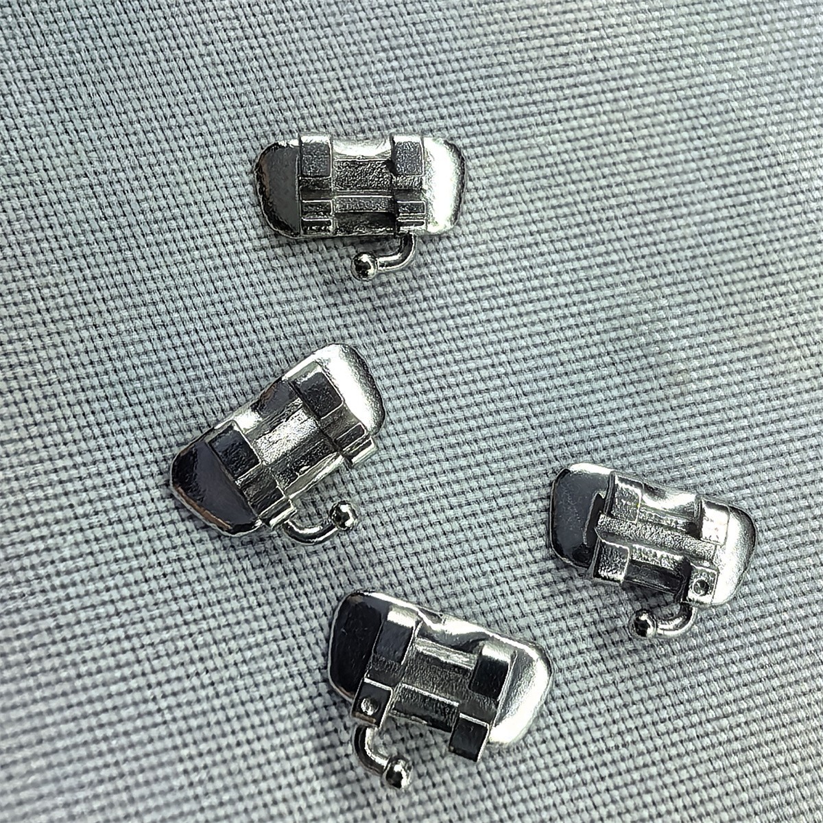 5Kits Dental 1st Brackets Molar Wide Big Bracket Orthodontic MBT 022 With Hooks
