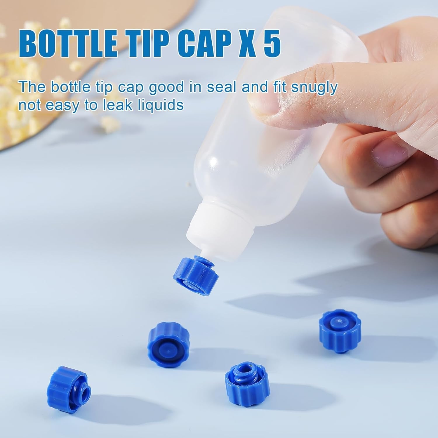 30ml Precision Glue Applicator Bottle Set with Needle Tips & Storage Caps NEW US