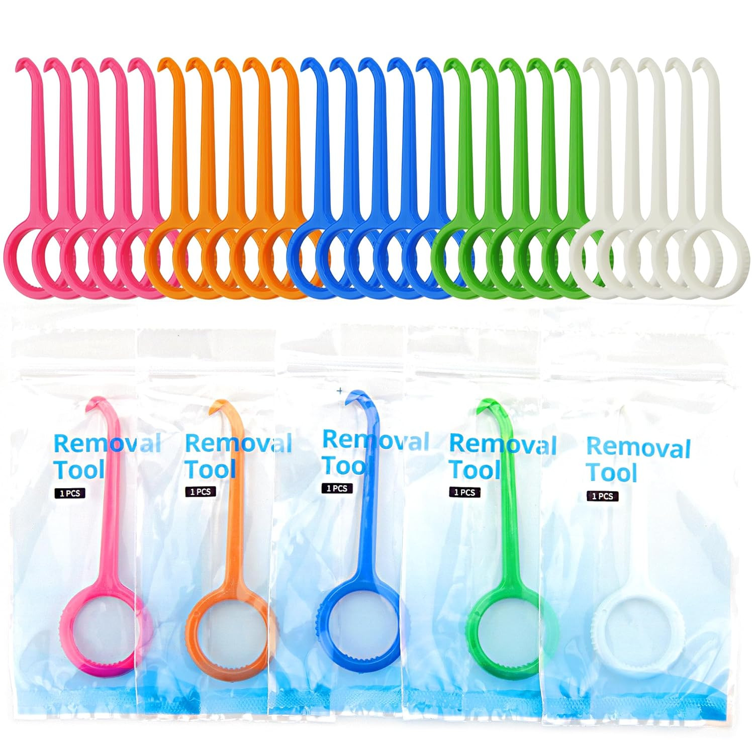 25PCS Aligner Remover Tool, 5 Colors Clear Aligner Removal Tool for Invisalign R