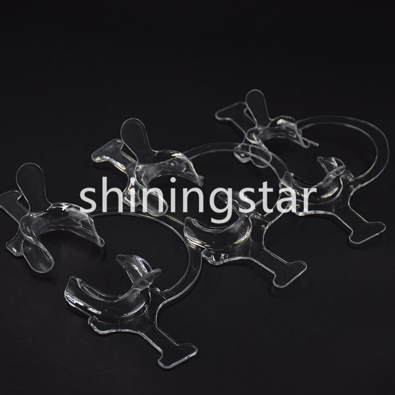 3 Pcs/set Dental Cheek Lip Retractor Mouth Opener C-Shape Handle/Wing L+M+S