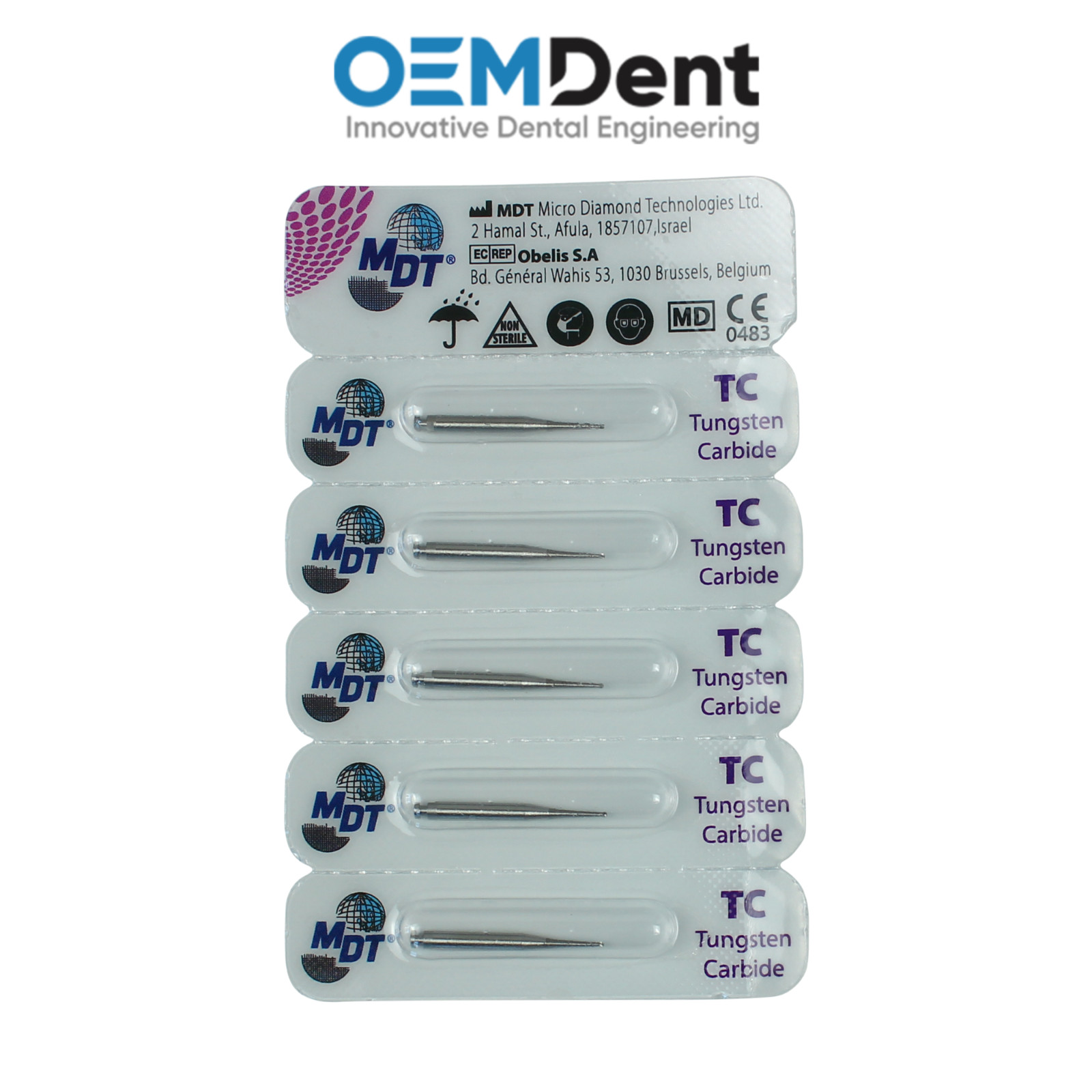 MDT RA Carbide 0perative Round Burs Cavity Prep Removal Carious Material End0