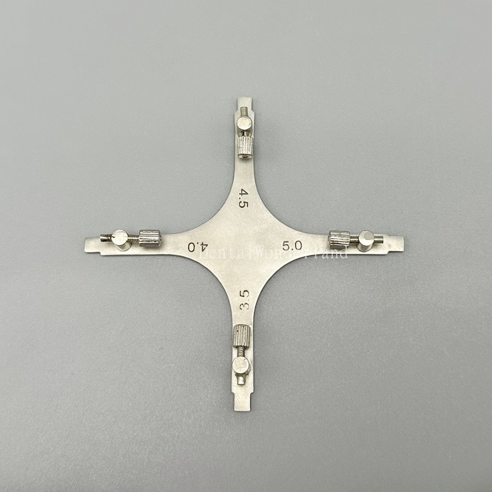 Dental Orthodontic Brace Bracket Positioning Height Wick Gauge with Pencil lead