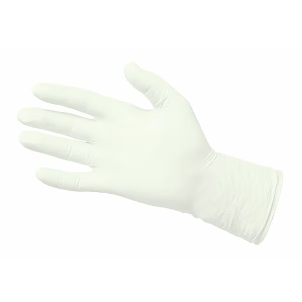 Showa 7705PFT, Disposable Gloves, 4 mil Palm, Nitrile, Powder-Free, M (8), 100